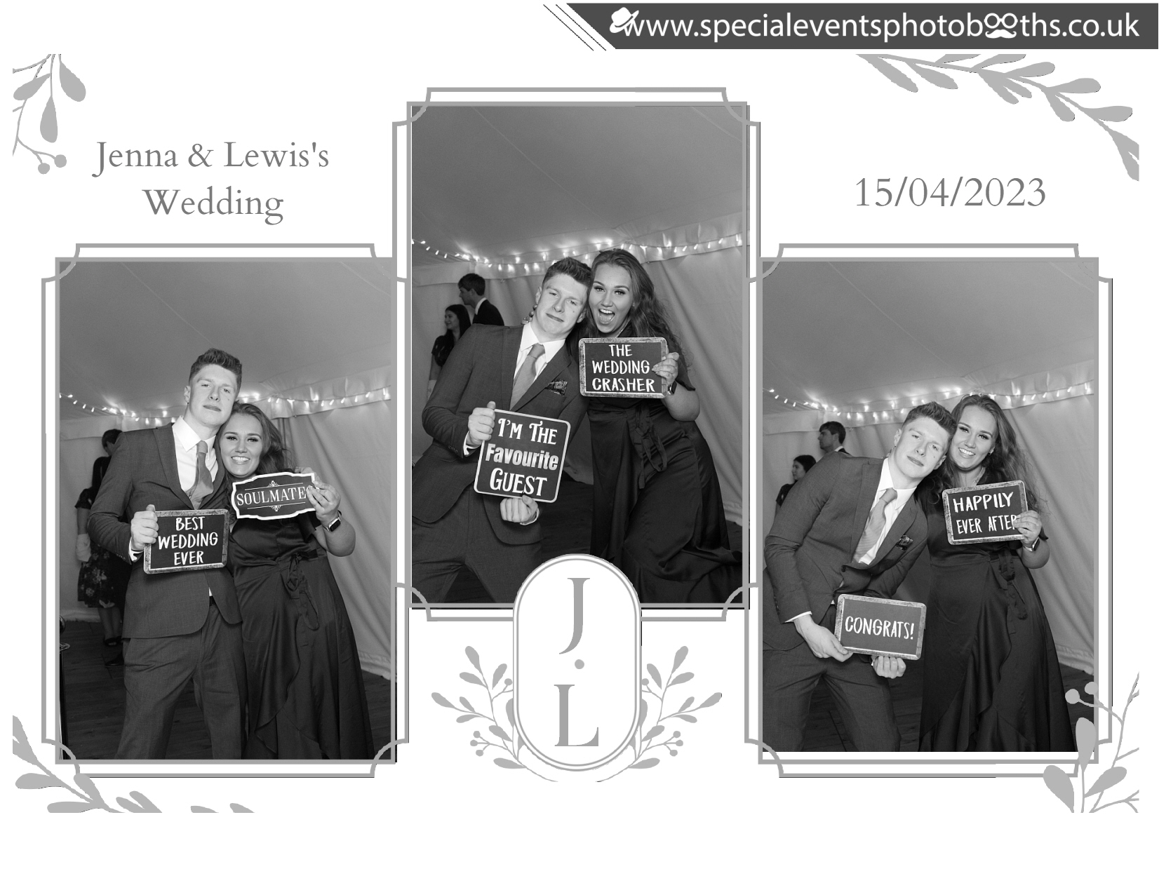 Jenna & Lewis's Wedding | View more photos from the event at my.specialeventsphotobooths.co.uk/u/SpecialEventsPhotoBooths/Jenna-Lewiss-Wedding