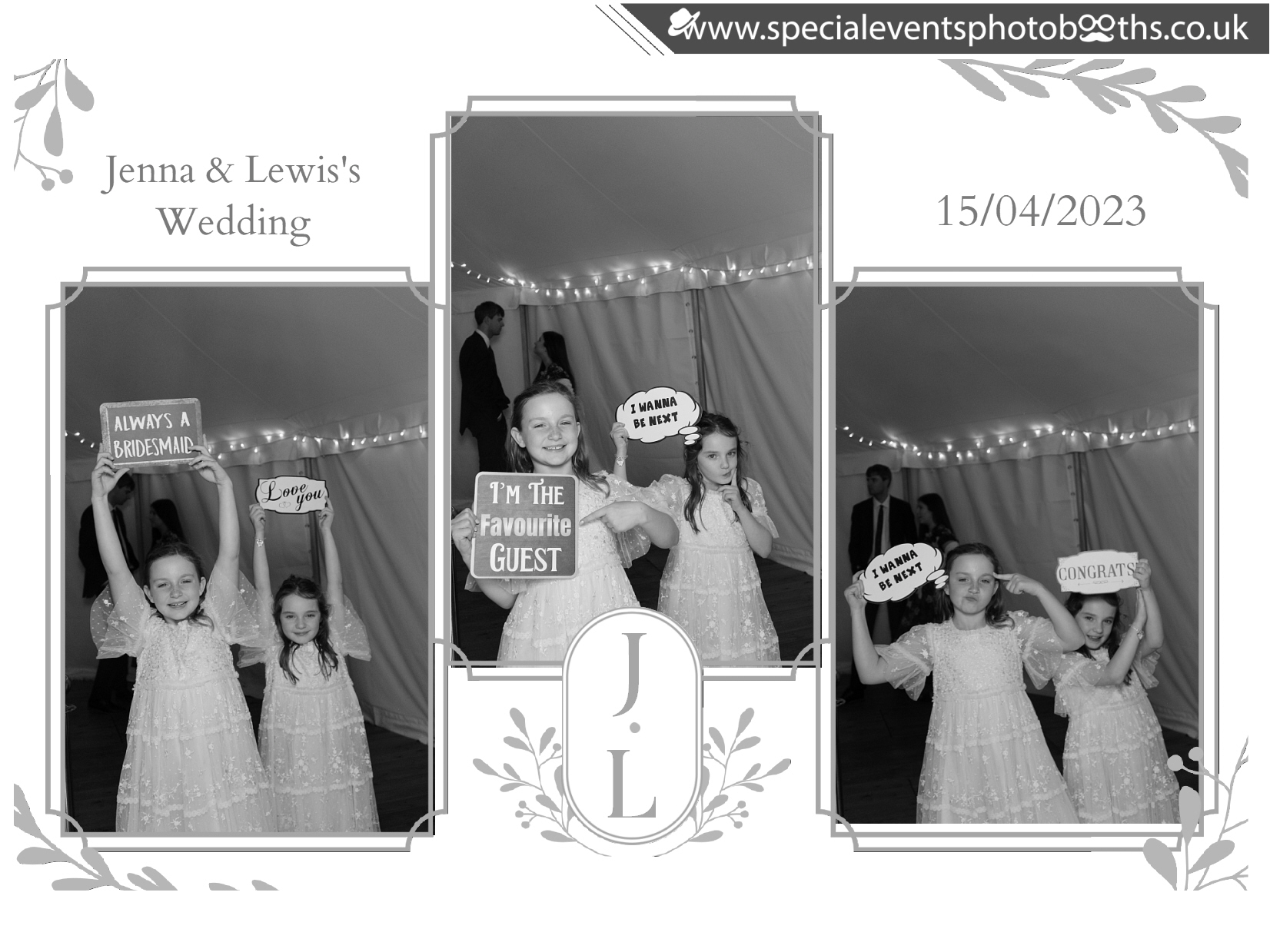 Jenna & Lewis's Wedding | View more photos from the event at my.specialeventsphotobooths.co.uk/u/SpecialEventsPhotoBooths/Jenna-Lewiss-Wedding