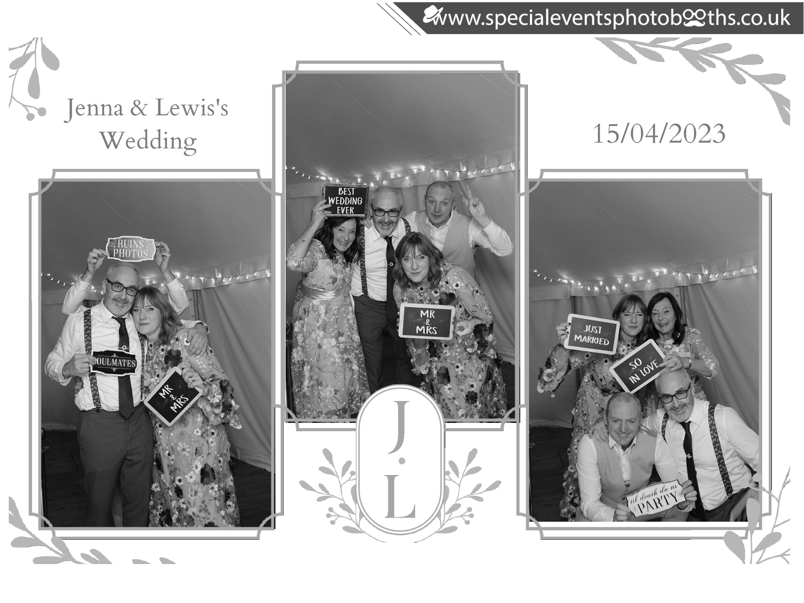 Jenna & Lewis's Wedding | View more photos from the event at my.specialeventsphotobooths.co.uk/u/SpecialEventsPhotoBooths/Jenna-Lewiss-Wedding