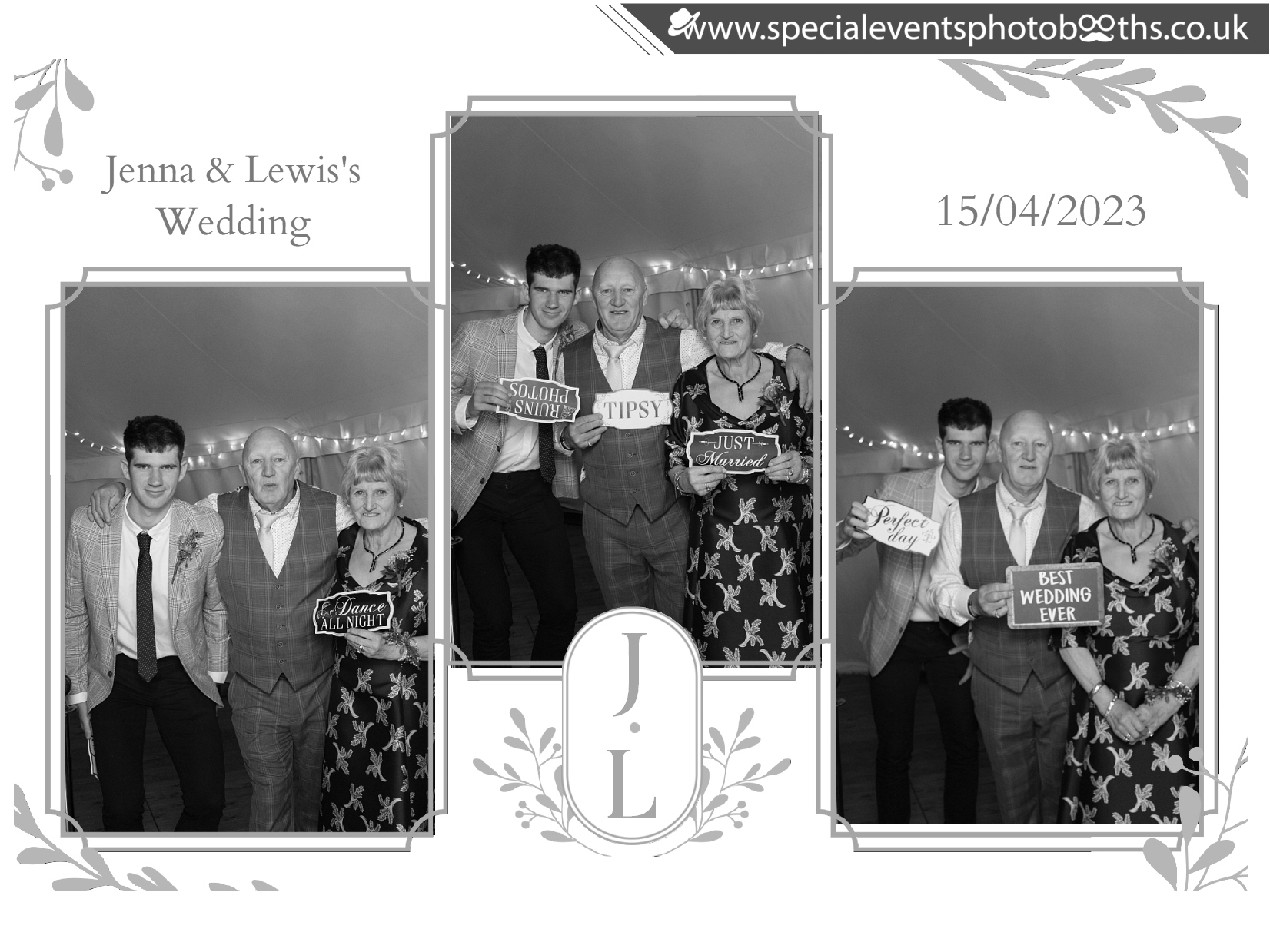 Jenna & Lewis's Wedding | View more photos from the event at my.specialeventsphotobooths.co.uk/u/SpecialEventsPhotoBooths/Jenna-Lewiss-Wedding