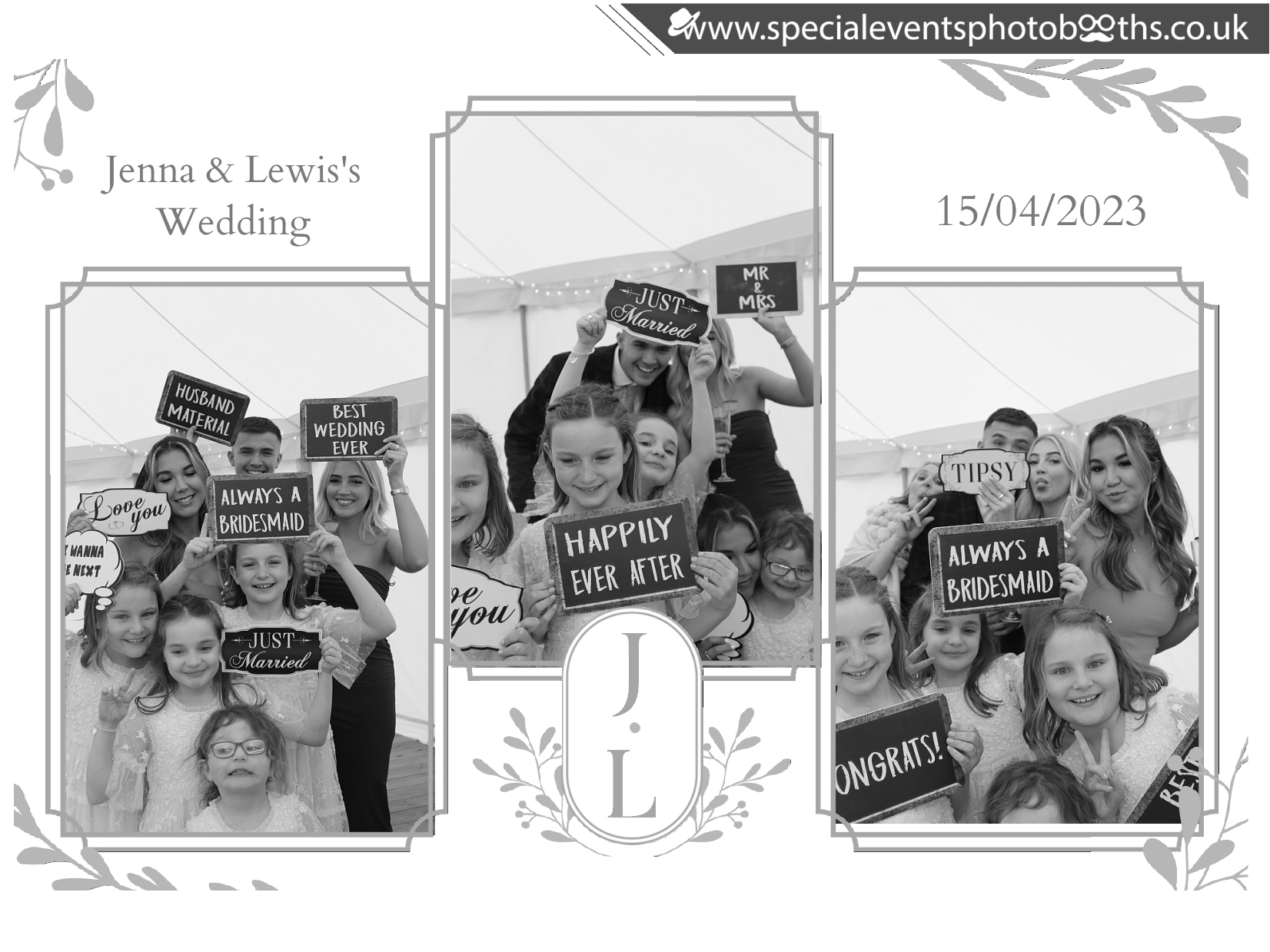 Jenna & Lewis's Wedding | View more photos from the event at my.specialeventsphotobooths.co.uk/u/SpecialEventsPhotoBooths/Jenna-Lewiss-Wedding