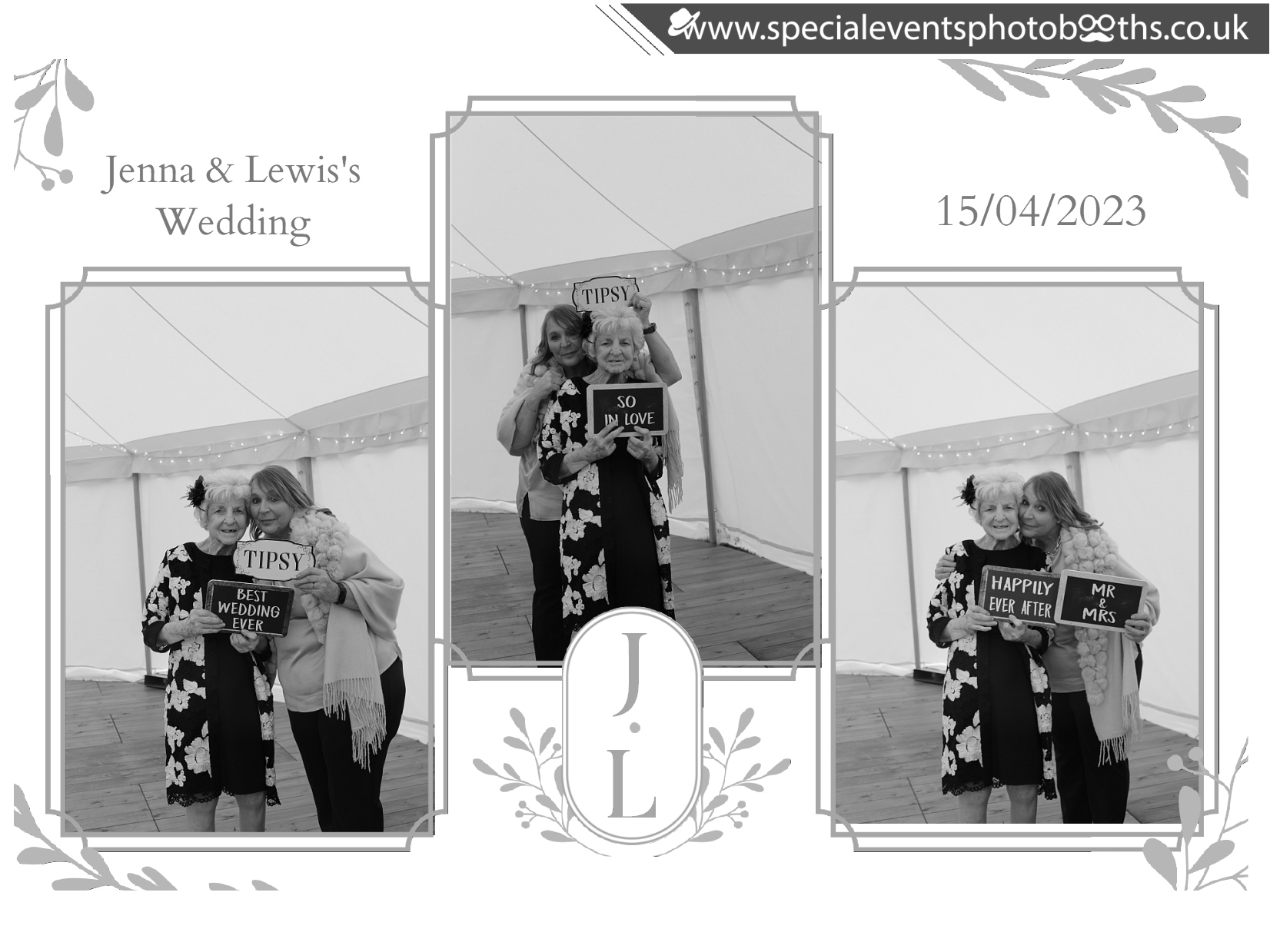 Jenna & Lewis's Wedding | View more photos from the event at my.specialeventsphotobooths.co.uk/u/SpecialEventsPhotoBooths/Jenna-Lewiss-Wedding