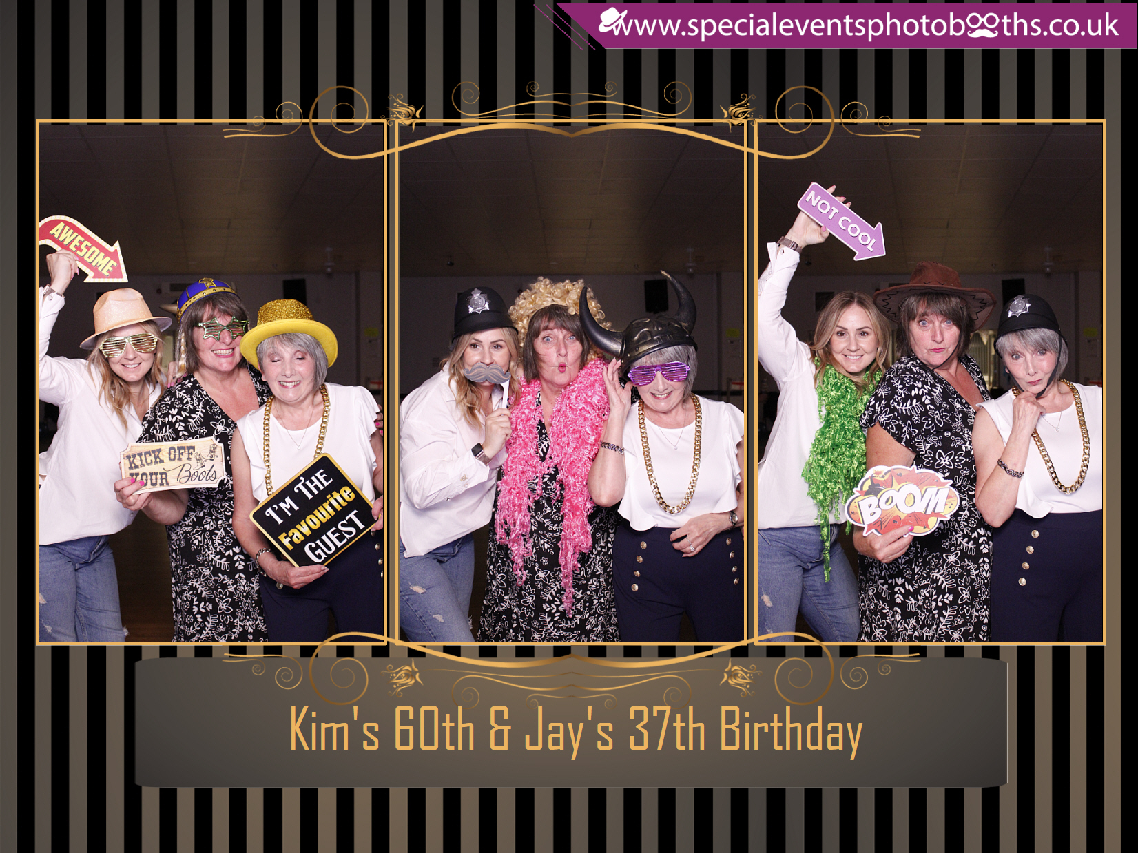 Kim's 60th & Jay's 37th Birthday | View more photos from the event at my.specialeventsphotobooths.co.uk/u/SpecialEventsPhotoBooths/Kims-60th-Jays-37th-Birthday