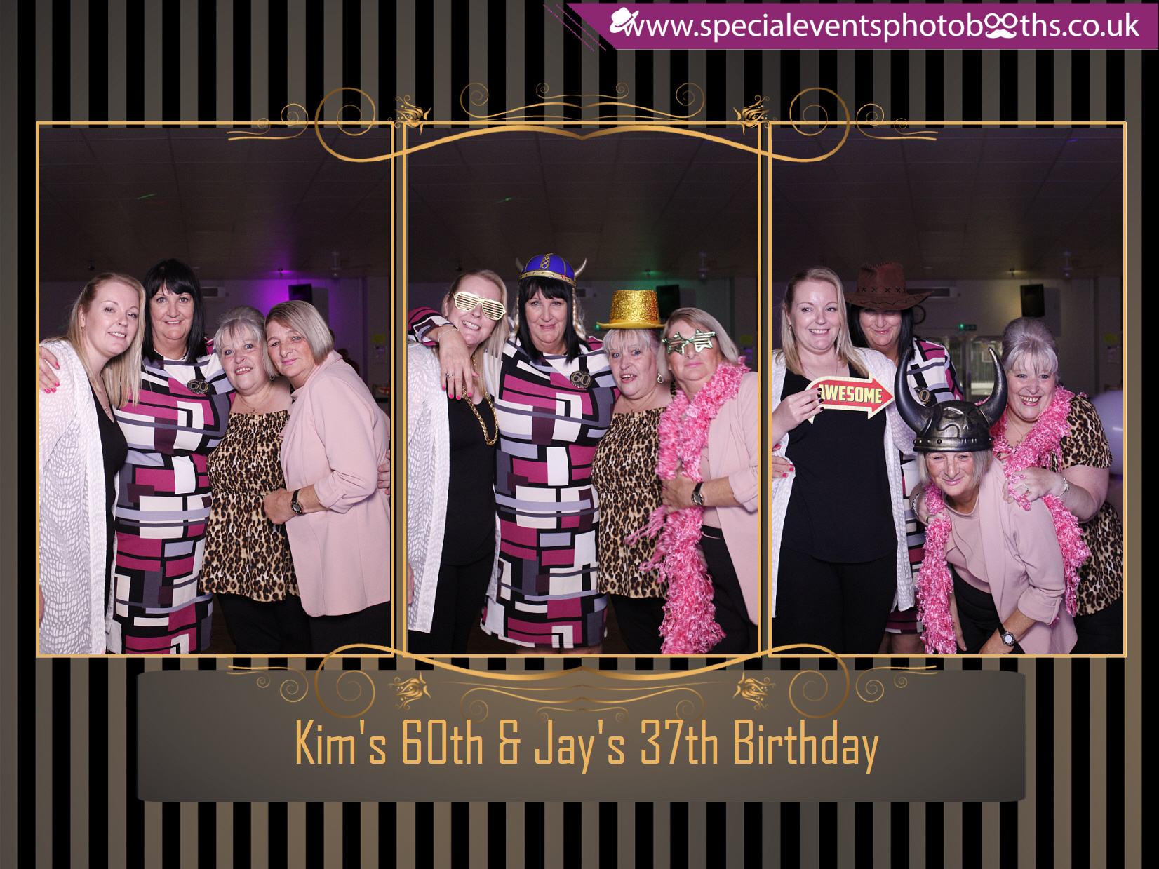 Kim's 60th & Jay's 37th Birthday | View more photos from the event at my.specialeventsphotobooths.co.uk/u/SpecialEventsPhotoBooths/Kims-60th-Jays-37th-Birthday