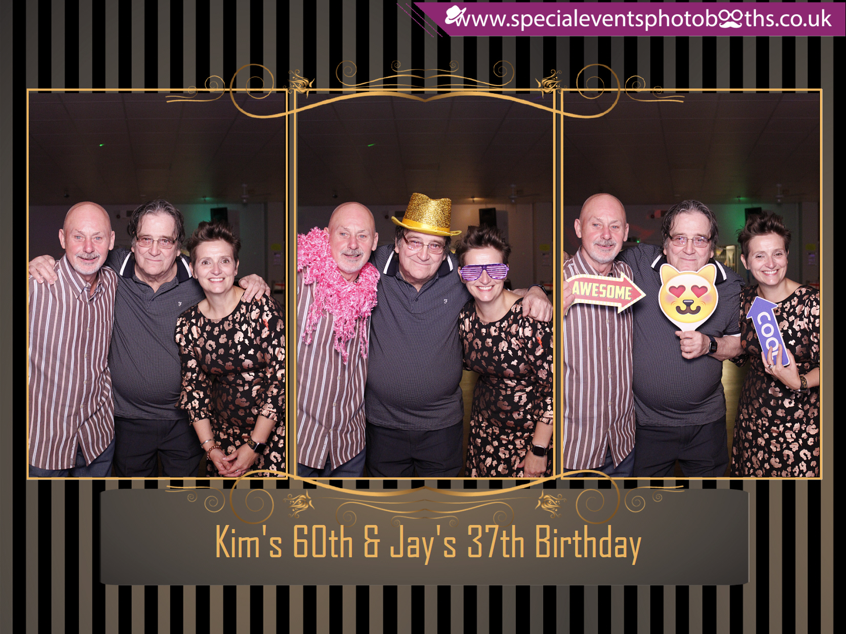 Kim's 60th & Jay's 37th Birthday | View more photos from the event at my.specialeventsphotobooths.co.uk/u/SpecialEventsPhotoBooths/Kims-60th-Jays-37th-Birthday