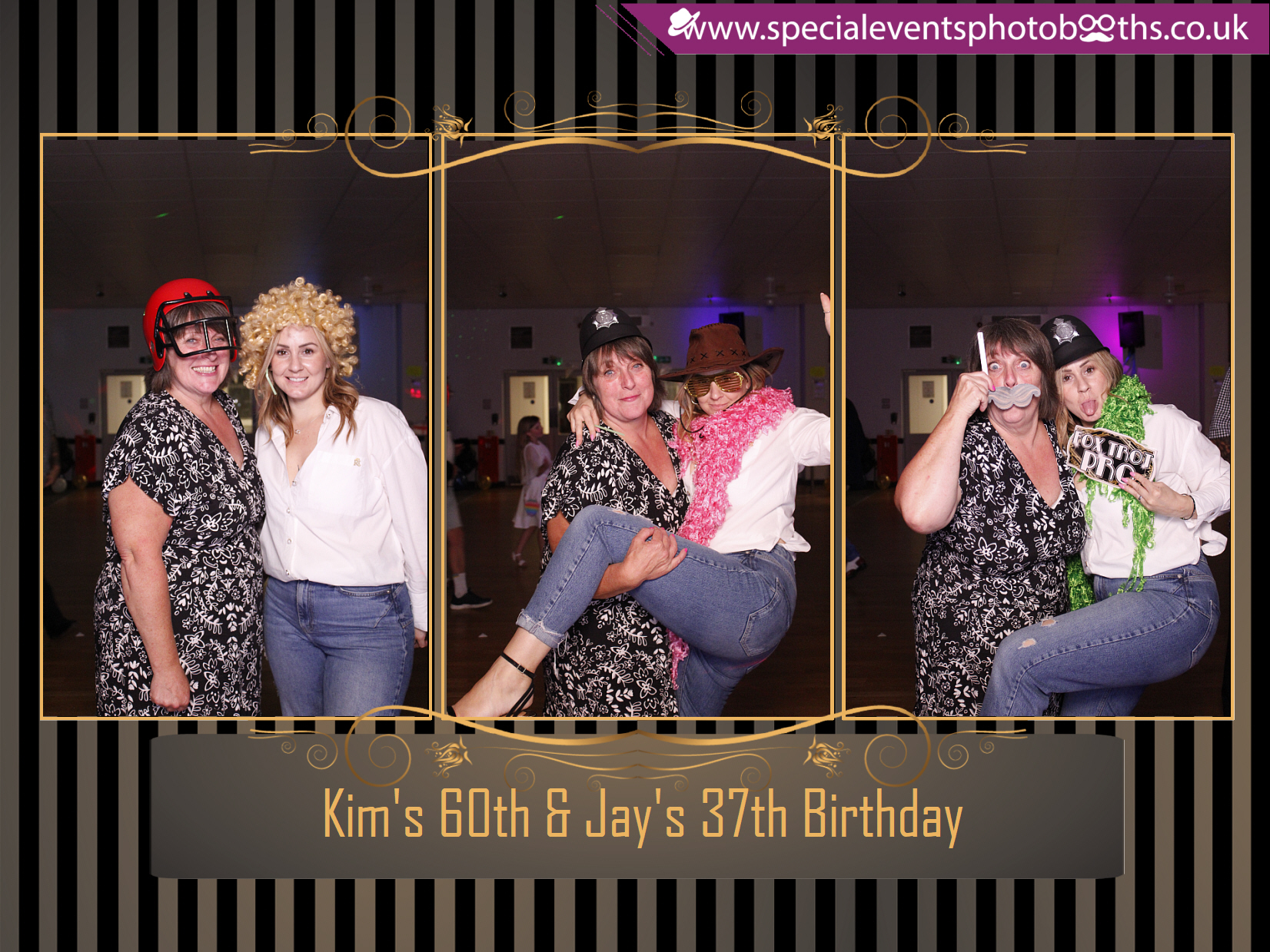Kim's 60th & Jay's 37th Birthday | View more photos from the event at my.specialeventsphotobooths.co.uk/u/SpecialEventsPhotoBooths/Kims-60th-Jays-37th-Birthday