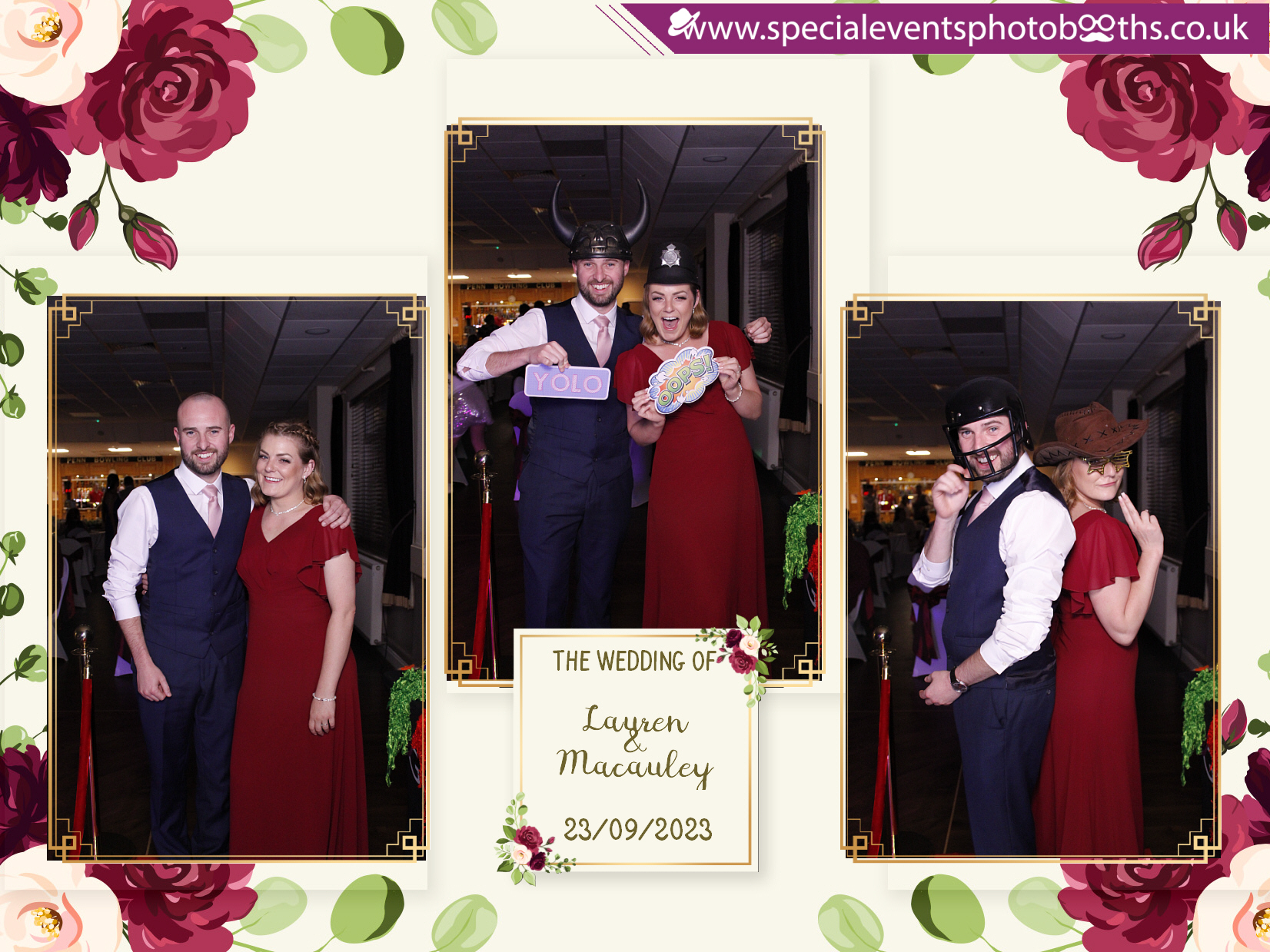 Lauren & Macauley’s Wedding | View more photos from the event at my.specialeventsphotobooths.co.uk/u/SpecialEventsPhotoBooths/Lauren-Macauley’s-Wedding