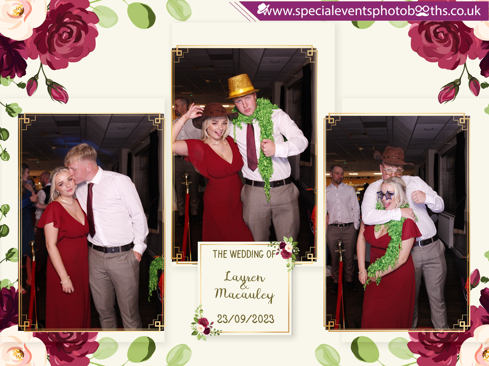 Lauren & Macauley’s Wedding | View more photos from the event at my.specialeventsphotobooths.co.uk/u/SpecialEventsPhotoBooths/Lauren-Macauley’s-Wedding