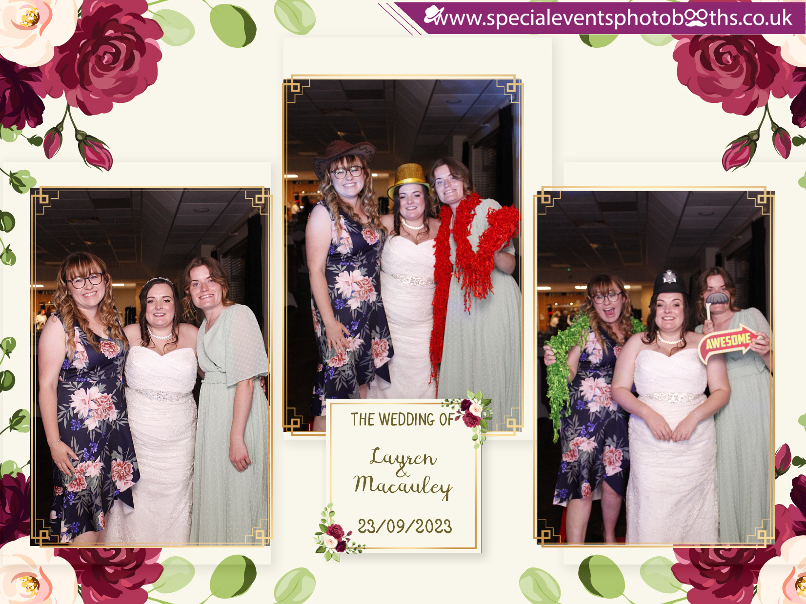 Lauren & Macauley’s Wedding | View more photos from the event at my.specialeventsphotobooths.co.uk/u/SpecialEventsPhotoBooths/Lauren-Macauley’s-Wedding