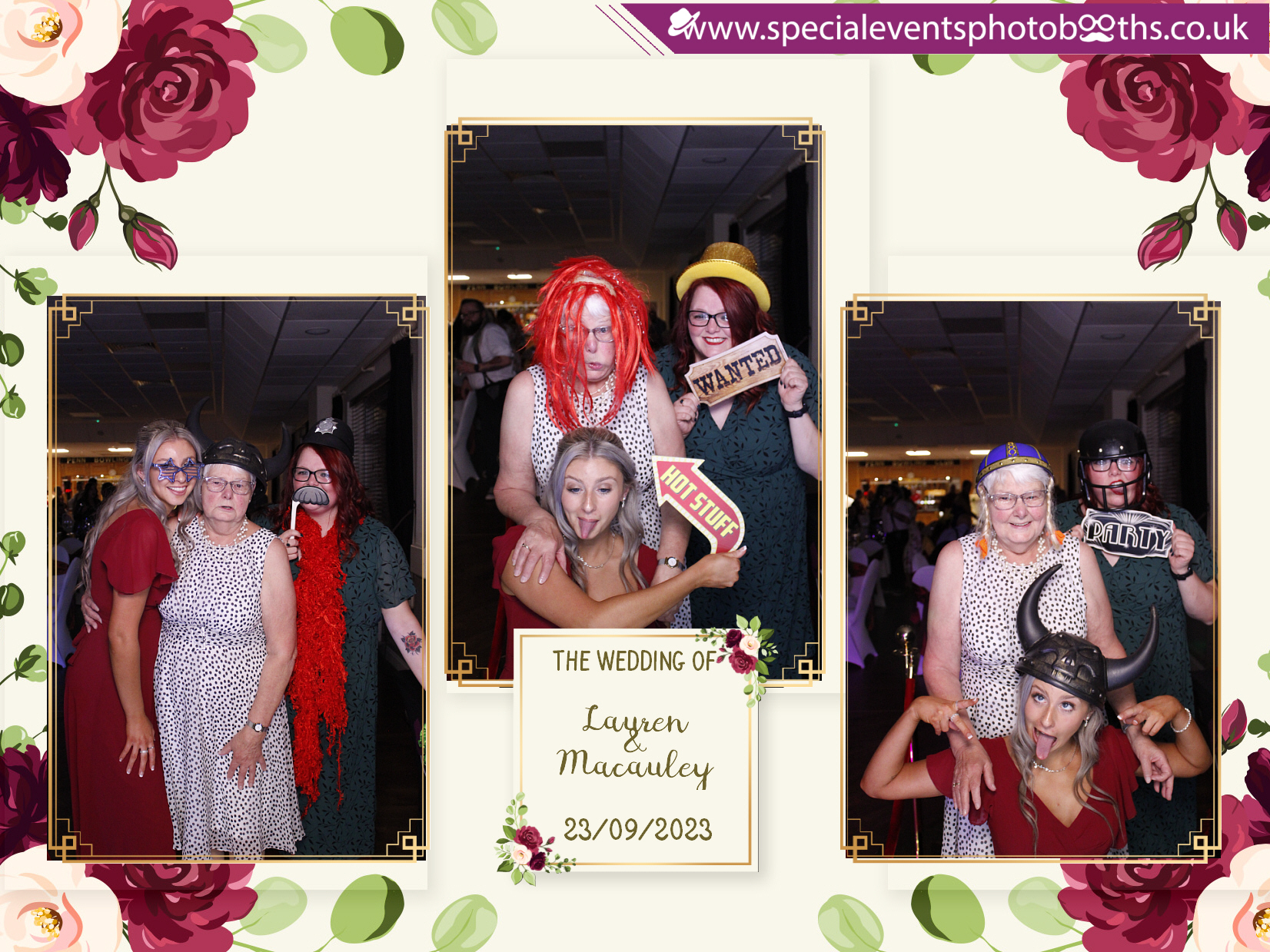 Lauren & Macauley’s Wedding | View more photos from the event at my.specialeventsphotobooths.co.uk/u/SpecialEventsPhotoBooths/Lauren-Macauley’s-Wedding