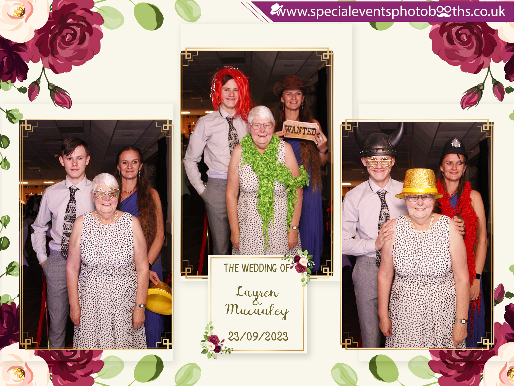 Lauren & Macauley’s Wedding | View more photos from the event at my.specialeventsphotobooths.co.uk/u/SpecialEventsPhotoBooths/Lauren-Macauley’s-Wedding