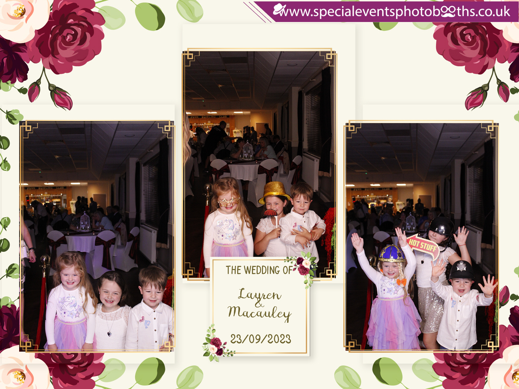 Lauren & Macauley’s Wedding | View more photos from the event at my.specialeventsphotobooths.co.uk/u/SpecialEventsPhotoBooths/Lauren-Macauley’s-Wedding