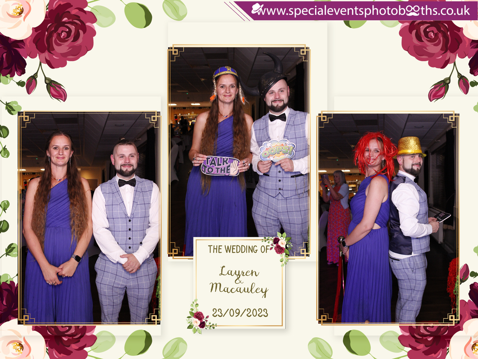 Lauren & Macauley’s Wedding | View more photos from the event at my.specialeventsphotobooths.co.uk/u/SpecialEventsPhotoBooths/Lauren-Macauley’s-Wedding