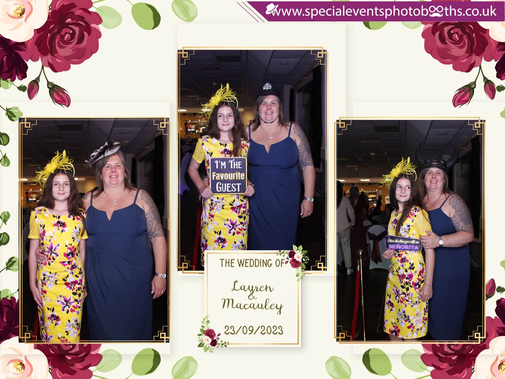 Lauren & Macauley’s Wedding | View more photos from the event at my.specialeventsphotobooths.co.uk/u/SpecialEventsPhotoBooths/Lauren-Macauley’s-Wedding