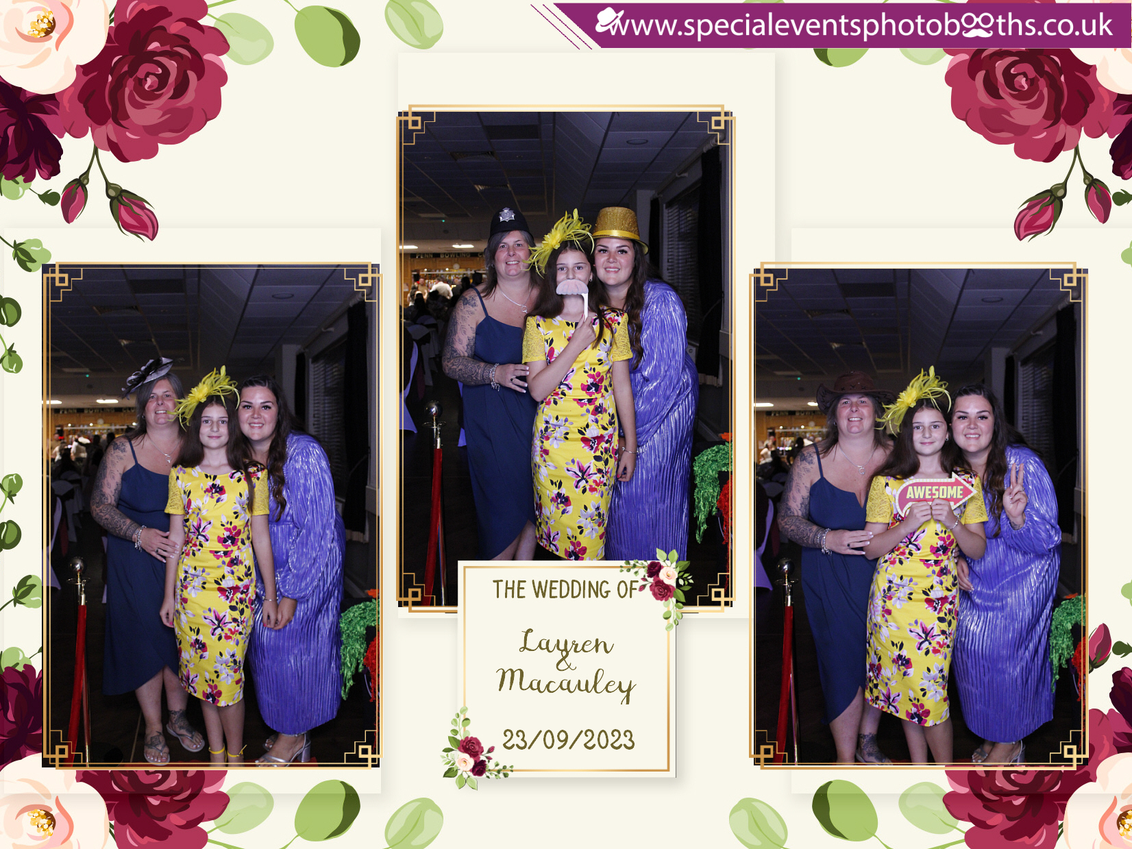 Lauren & Macauley’s Wedding | View more photos from the event at my.specialeventsphotobooths.co.uk/u/SpecialEventsPhotoBooths/Lauren-Macauley’s-Wedding