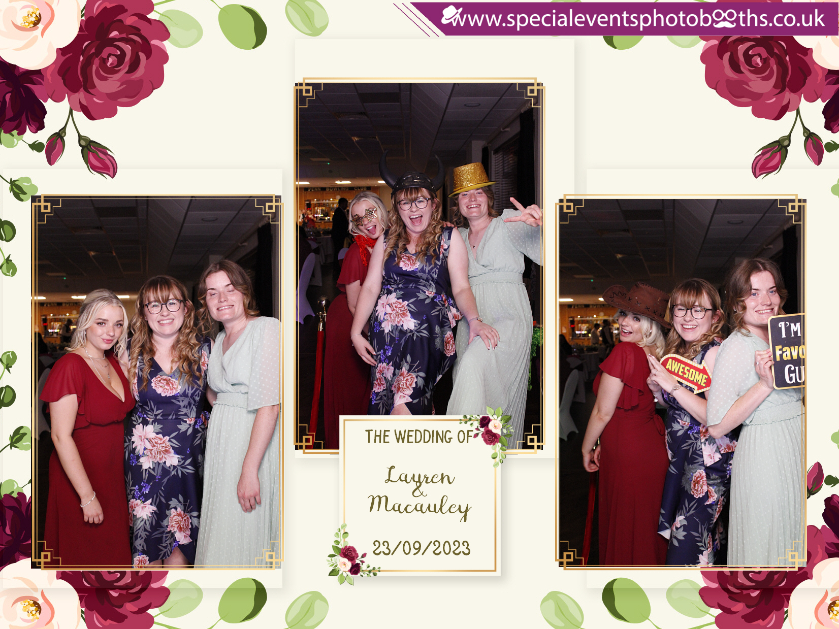 Lauren & Macauley’s Wedding | View more photos from the event at my.specialeventsphotobooths.co.uk/u/SpecialEventsPhotoBooths/Lauren-Macauley’s-Wedding