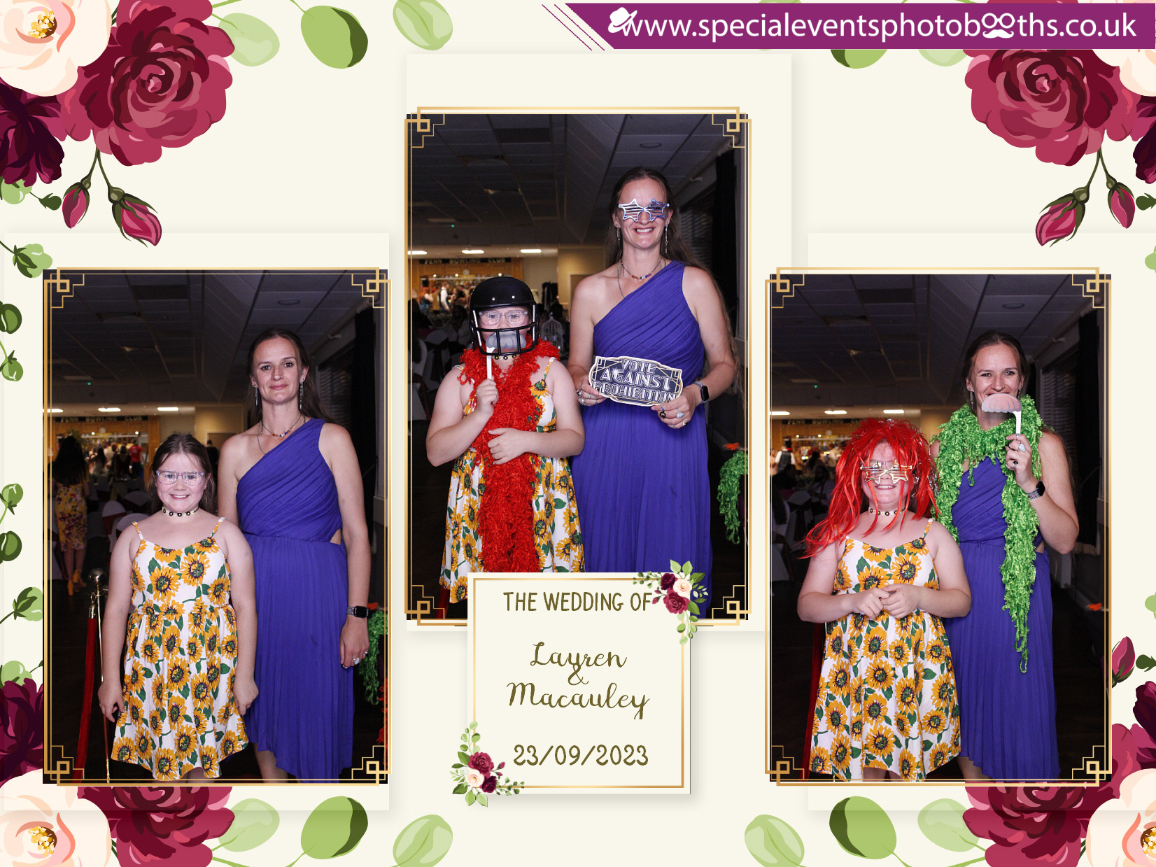 Lauren & Macauley’s Wedding | View more photos from the event at my.specialeventsphotobooths.co.uk/u/SpecialEventsPhotoBooths/Lauren-Macauley’s-Wedding
