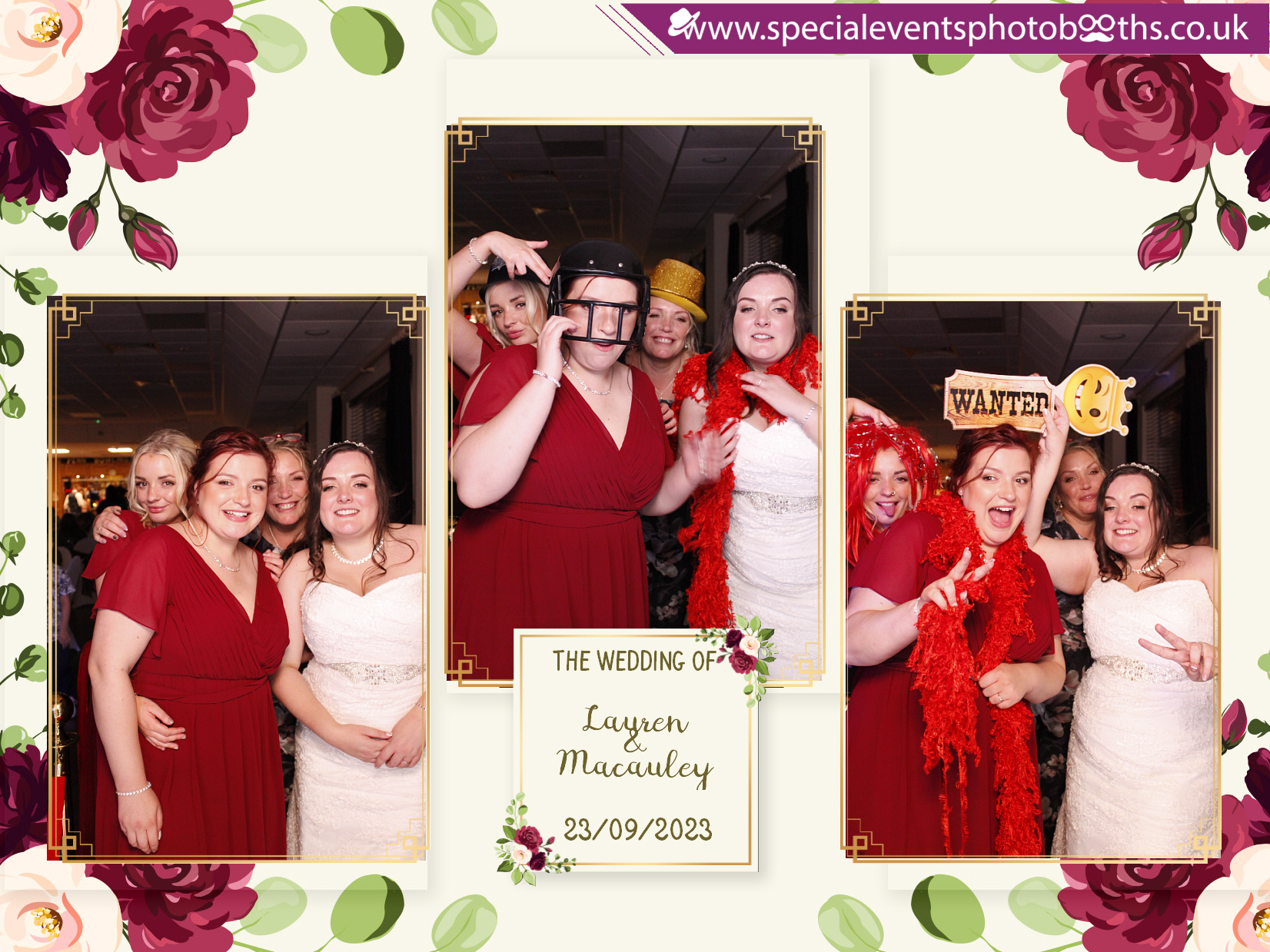Lauren & Macauley’s Wedding | View more photos from the event at my.specialeventsphotobooths.co.uk/u/SpecialEventsPhotoBooths/Lauren-Macauley’s-Wedding