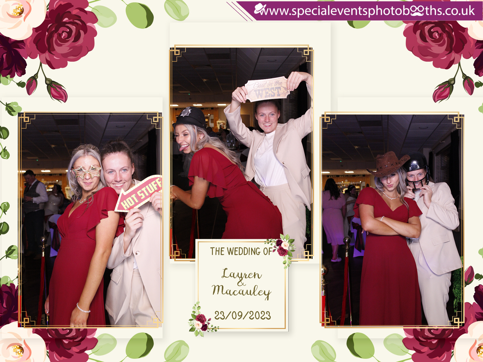 Lauren & Macauley’s Wedding | View more photos from the event at my.specialeventsphotobooths.co.uk/u/SpecialEventsPhotoBooths/Lauren-Macauley’s-Wedding