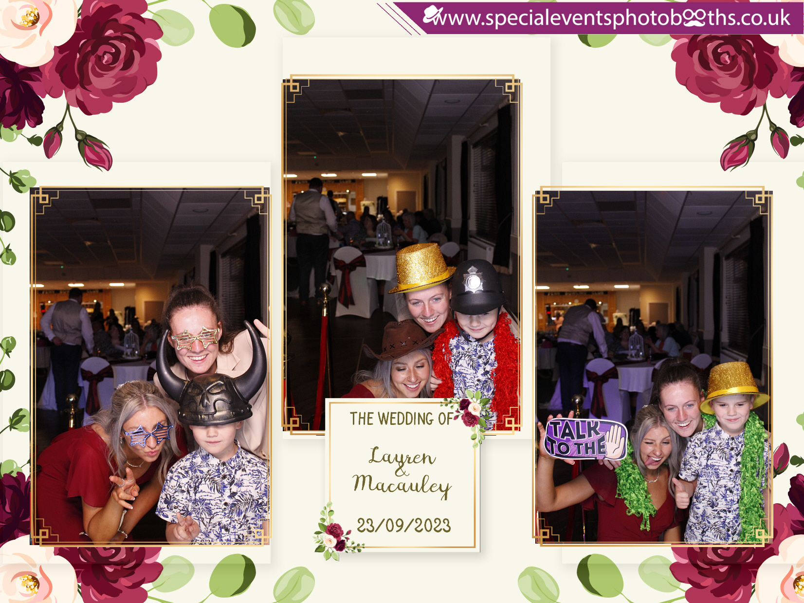 Lauren & Macauley’s Wedding | View more photos from the event at my.specialeventsphotobooths.co.uk/u/SpecialEventsPhotoBooths/Lauren-Macauley’s-Wedding