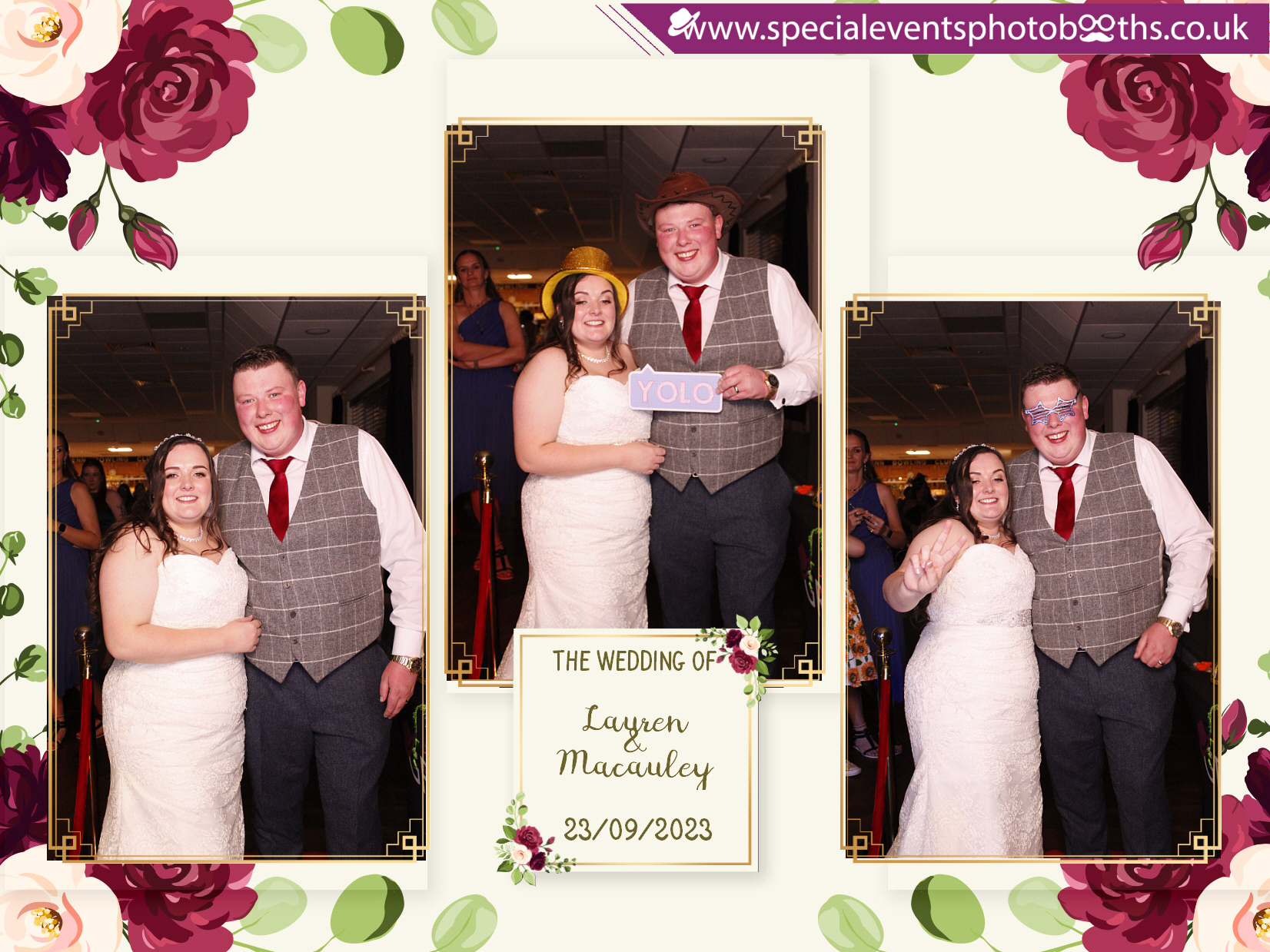 Lauren & Macauley’s Wedding | View more photos from the event at my.specialeventsphotobooths.co.uk/u/SpecialEventsPhotoBooths/Lauren-Macauley’s-Wedding