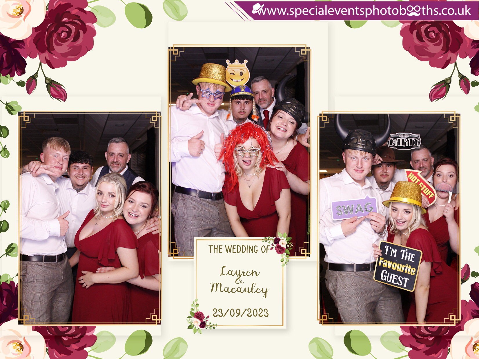 Lauren & Macauley’s Wedding | View more photos from the event at my.specialeventsphotobooths.co.uk/u/SpecialEventsPhotoBooths/Lauren-Macauley’s-Wedding