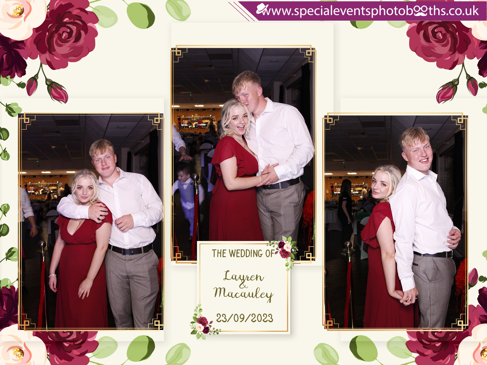 Lauren & Macauley’s Wedding | View more photos from the event at my.specialeventsphotobooths.co.uk/u/SpecialEventsPhotoBooths/Lauren-Macauley’s-Wedding