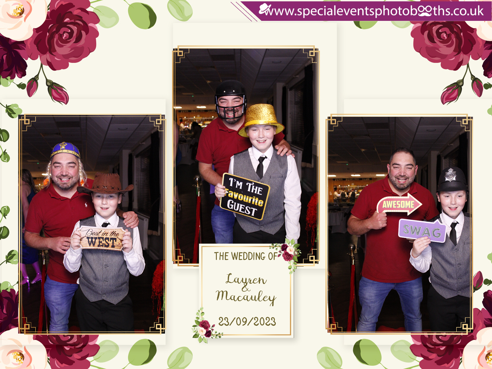 Lauren & Macauley’s Wedding | View more photos from the event at my.specialeventsphotobooths.co.uk/u/SpecialEventsPhotoBooths/Lauren-Macauley’s-Wedding