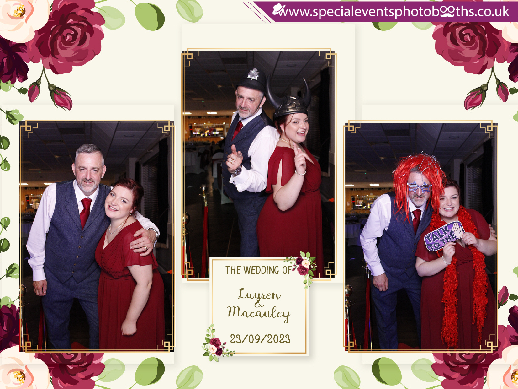 Lauren & Macauley’s Wedding | View more photos from the event at my.specialeventsphotobooths.co.uk/u/SpecialEventsPhotoBooths/Lauren-Macauley’s-Wedding