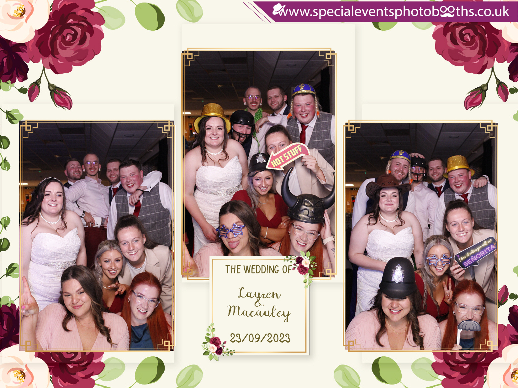 Lauren & Macauley’s Wedding | View more photos from the event at my.specialeventsphotobooths.co.uk/u/SpecialEventsPhotoBooths/Lauren-Macauley’s-Wedding