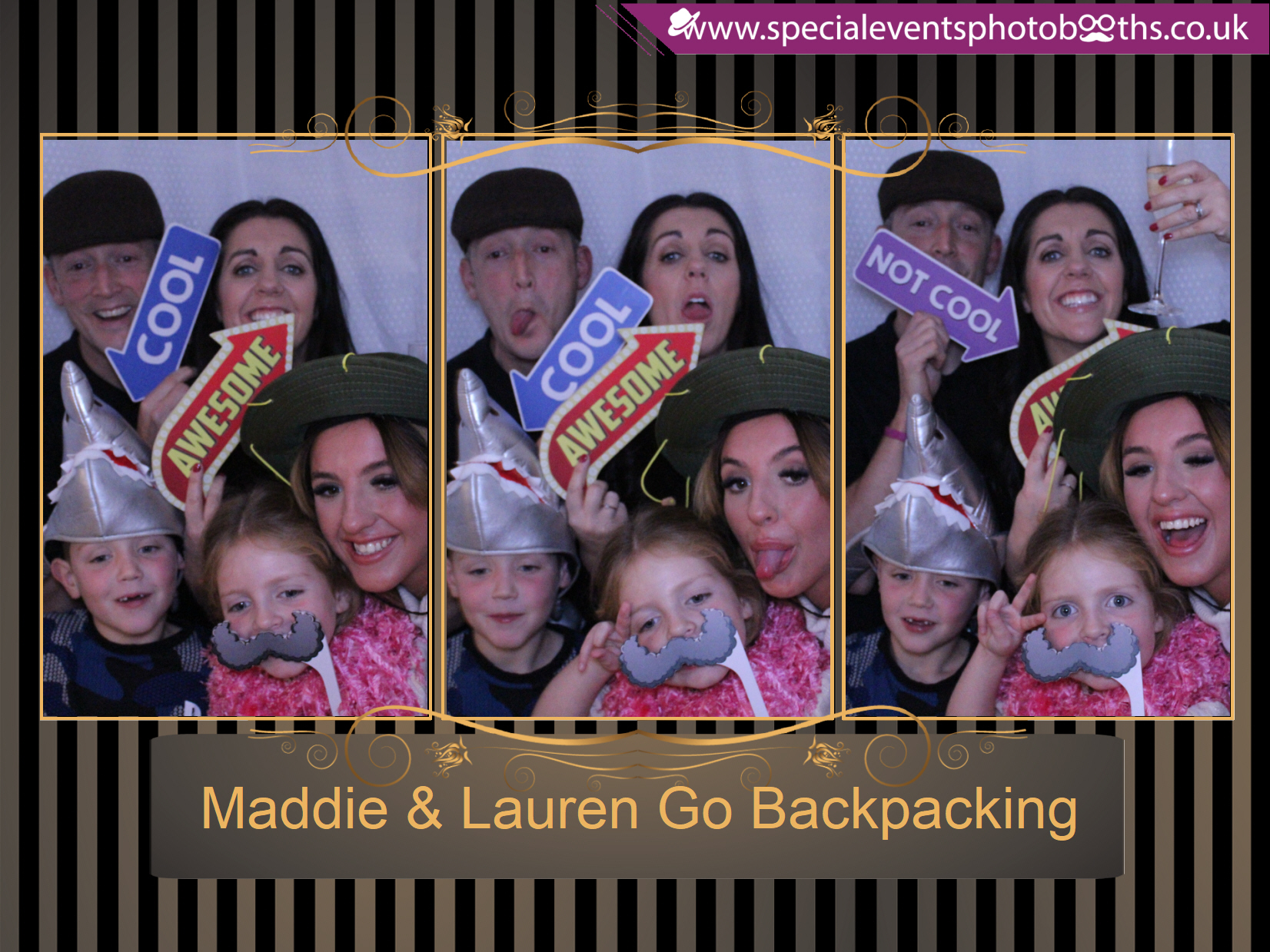 Maddie & Lauren Go Backpacking | View more photos from the event at my.specialeventsphotobooths.co.uk/u/SpecialEventsPhotoBooths/Maddie-Lauren-Go-Backpacking