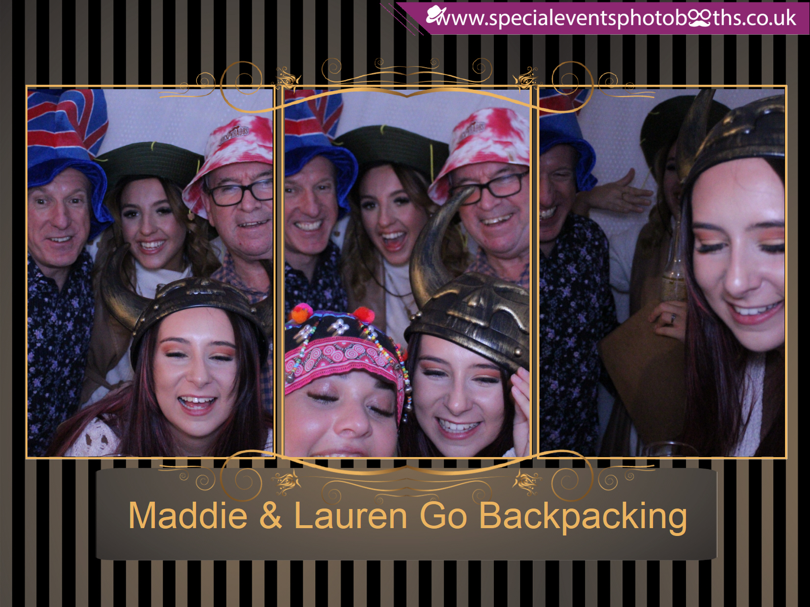 Maddie & Lauren Go Backpacking | View more photos from the event at my.specialeventsphotobooths.co.uk/u/SpecialEventsPhotoBooths/Maddie-Lauren-Go-Backpacking