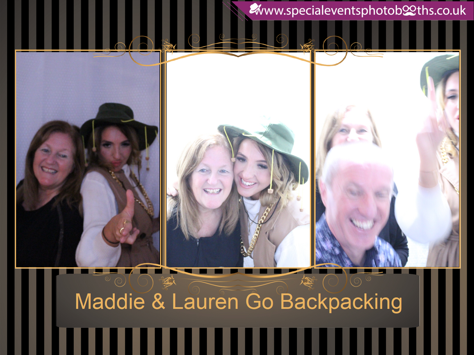 Maddie & Lauren Go Backpacking | View more photos from the event at my.specialeventsphotobooths.co.uk/u/SpecialEventsPhotoBooths/Maddie-Lauren-Go-Backpacking