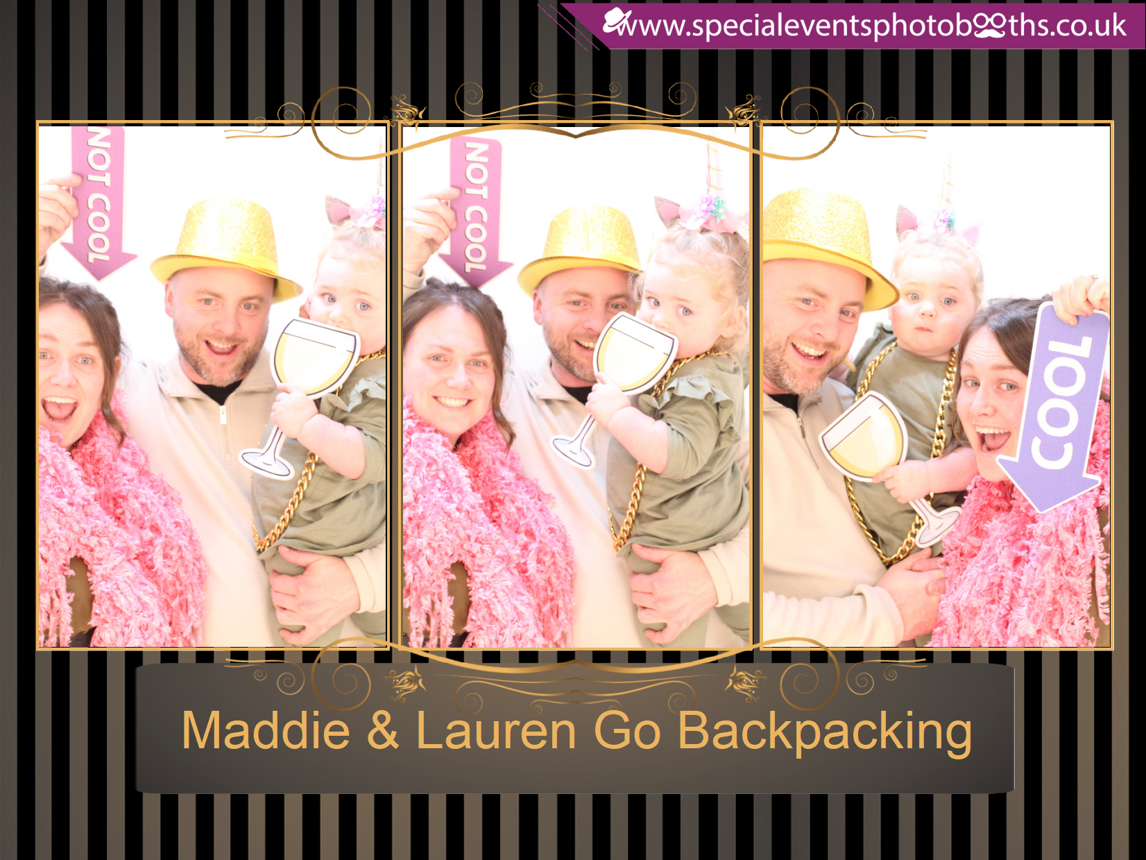 Maddie & Lauren Go Backpacking | View more photos from the event at my.specialeventsphotobooths.co.uk/u/SpecialEventsPhotoBooths/Maddie-Lauren-Go-Backpacking
