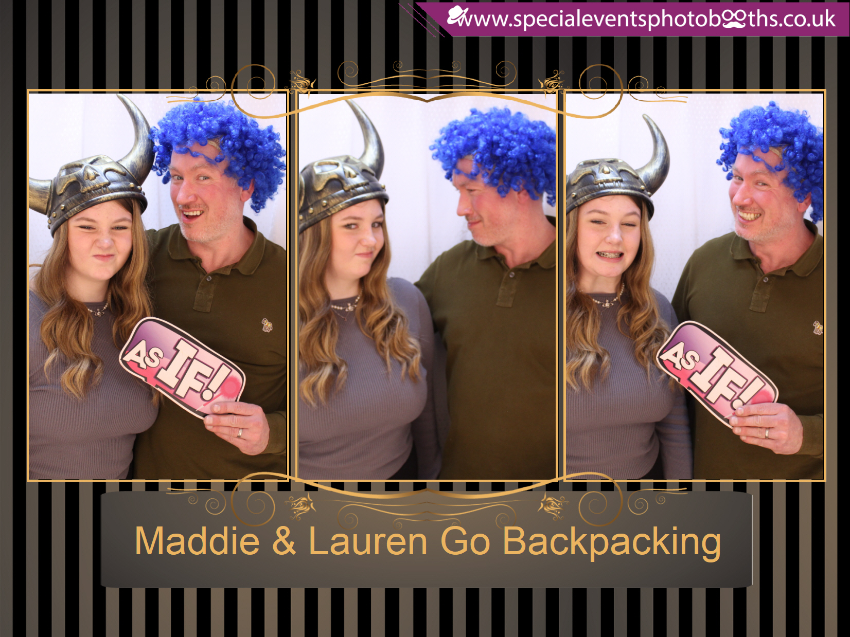 Maddie & Lauren Go Backpacking | View more photos from the event at my.specialeventsphotobooths.co.uk/u/SpecialEventsPhotoBooths/Maddie-Lauren-Go-Backpacking