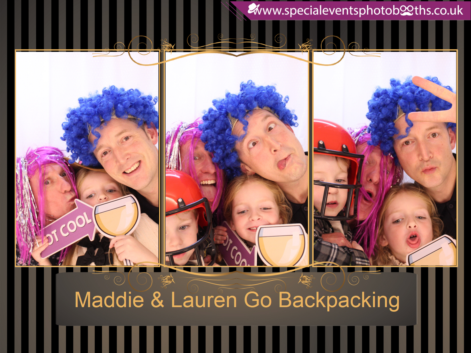 Maddie & Lauren Go Backpacking | View more photos from the event at my.specialeventsphotobooths.co.uk/u/SpecialEventsPhotoBooths/Maddie-Lauren-Go-Backpacking