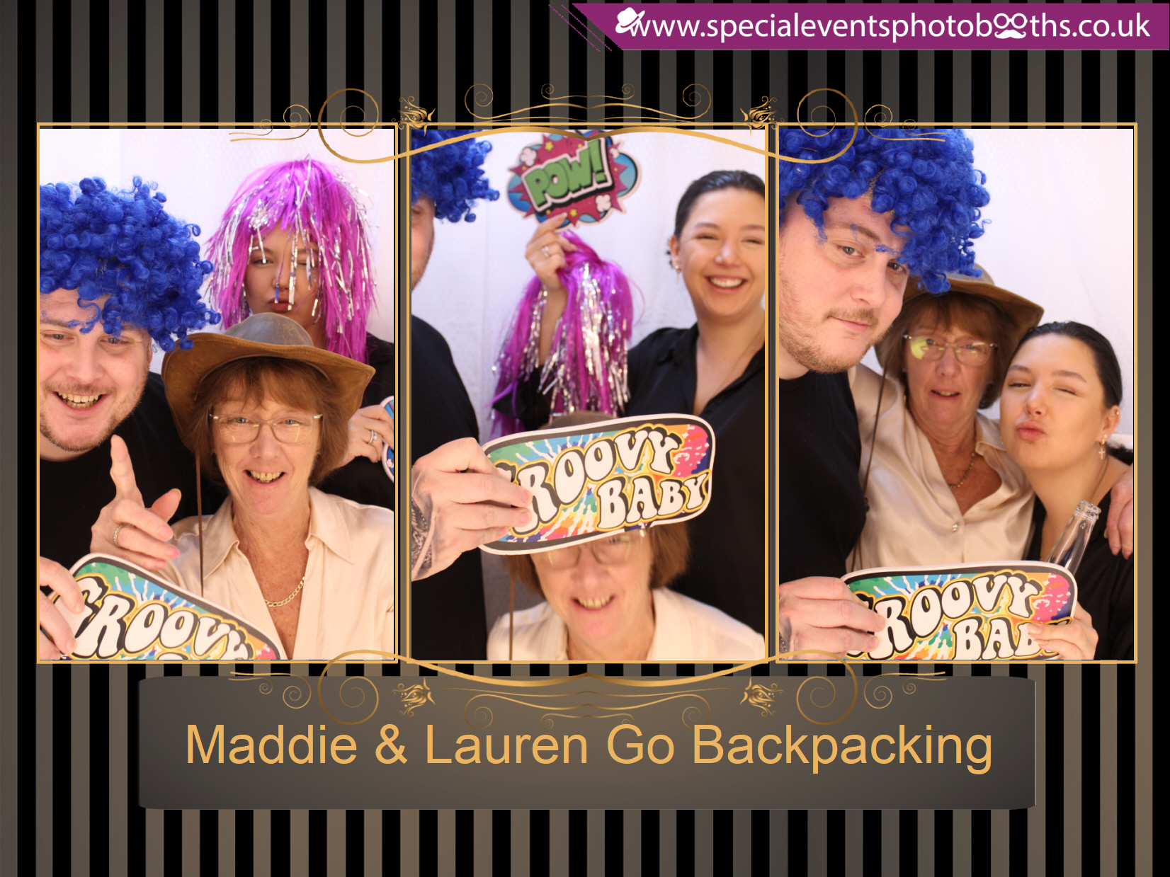 Maddie & Lauren Go Backpacking | View more photos from the event at my.specialeventsphotobooths.co.uk/u/SpecialEventsPhotoBooths/Maddie-Lauren-Go-Backpacking