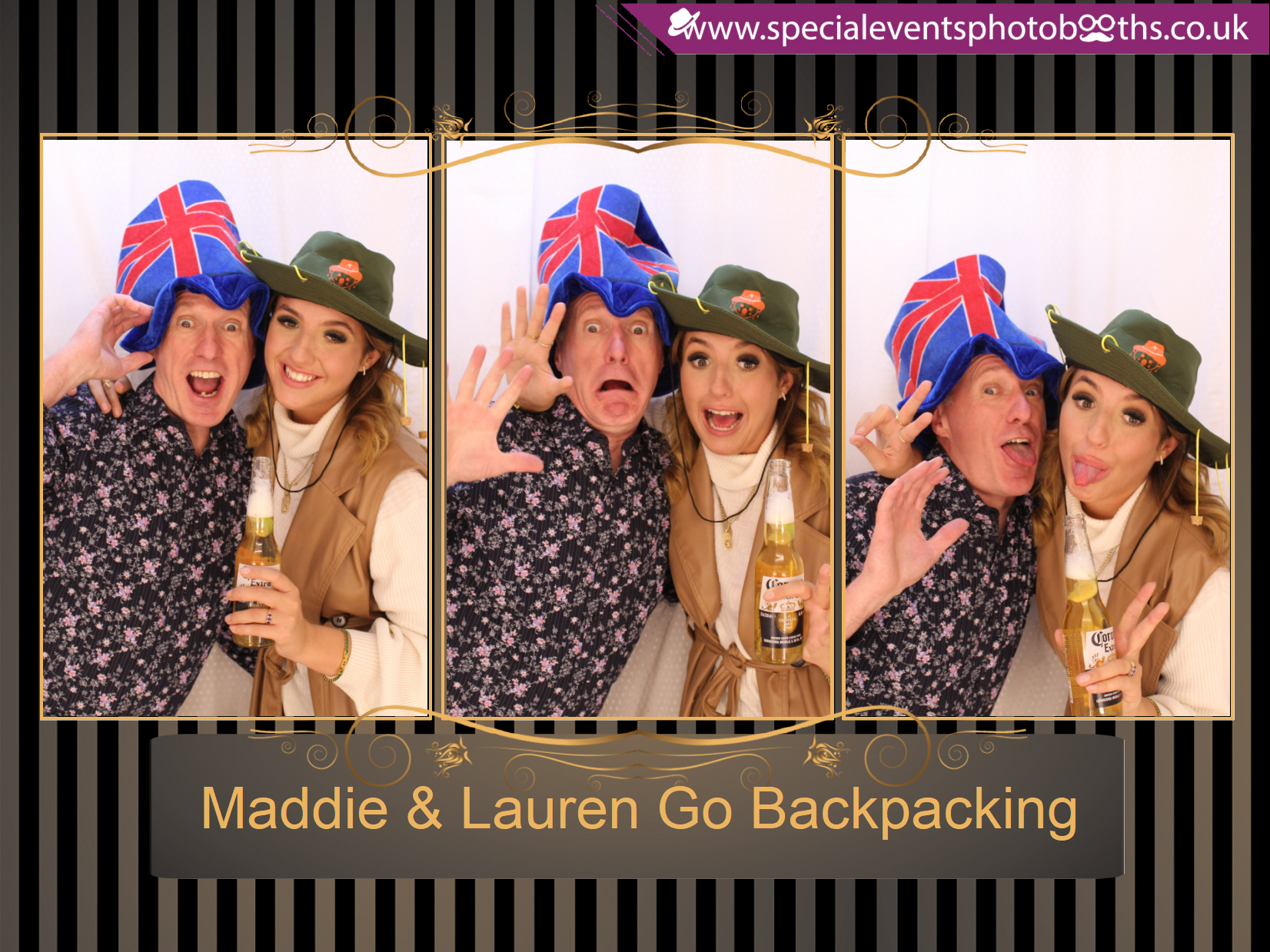 Maddie & Lauren Go Backpacking | View more photos from the event at my.specialeventsphotobooths.co.uk/u/SpecialEventsPhotoBooths/Maddie-Lauren-Go-Backpacking