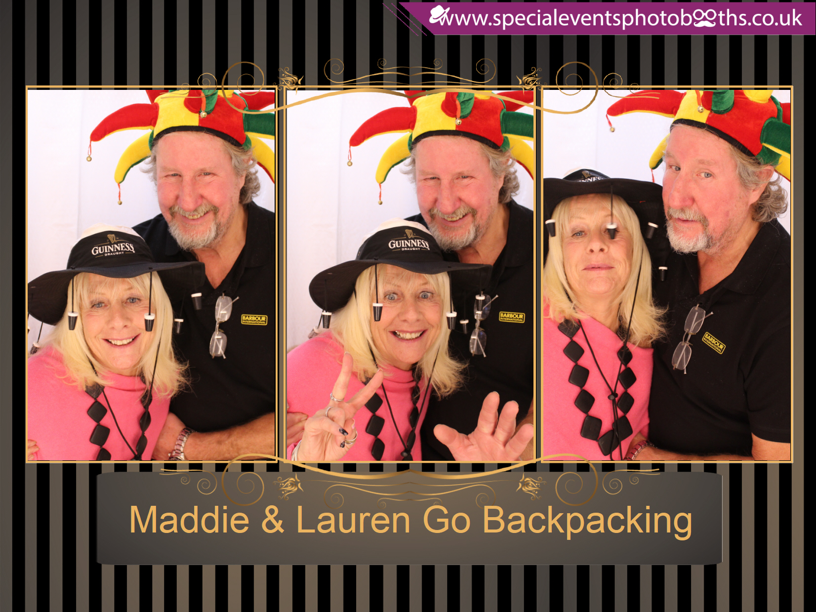 Maddie & Lauren Go Backpacking | View more photos from the event at my.specialeventsphotobooths.co.uk/u/SpecialEventsPhotoBooths/Maddie-Lauren-Go-Backpacking