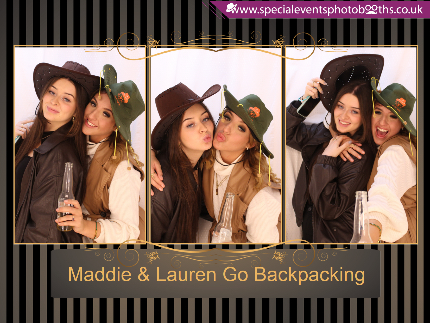 Maddie & Lauren Go Backpacking | View more photos from the event at my.specialeventsphotobooths.co.uk/u/SpecialEventsPhotoBooths/Maddie-Lauren-Go-Backpacking