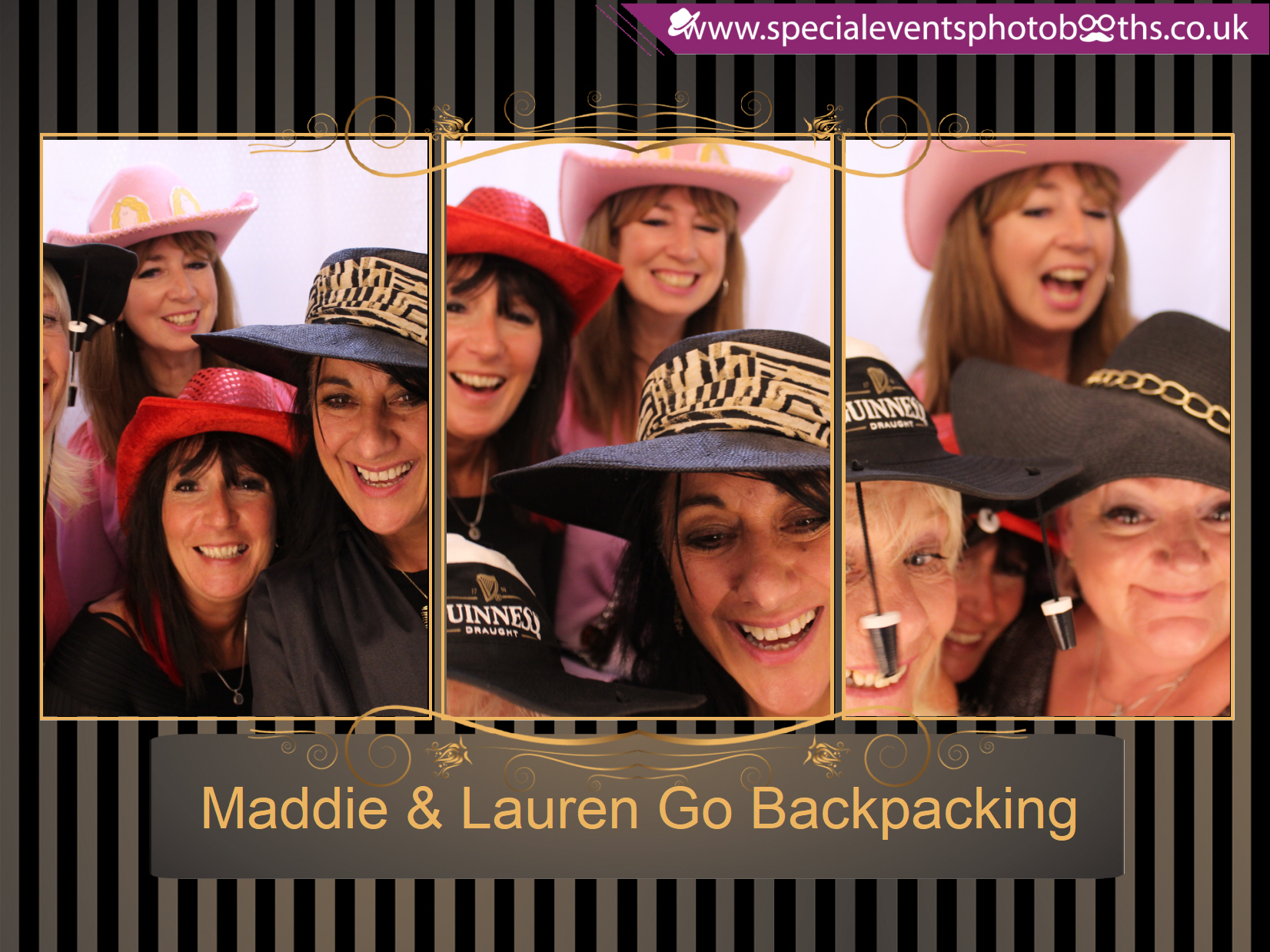 Maddie & Lauren Go Backpacking | View more photos from the event at my.specialeventsphotobooths.co.uk/u/SpecialEventsPhotoBooths/Maddie-Lauren-Go-Backpacking