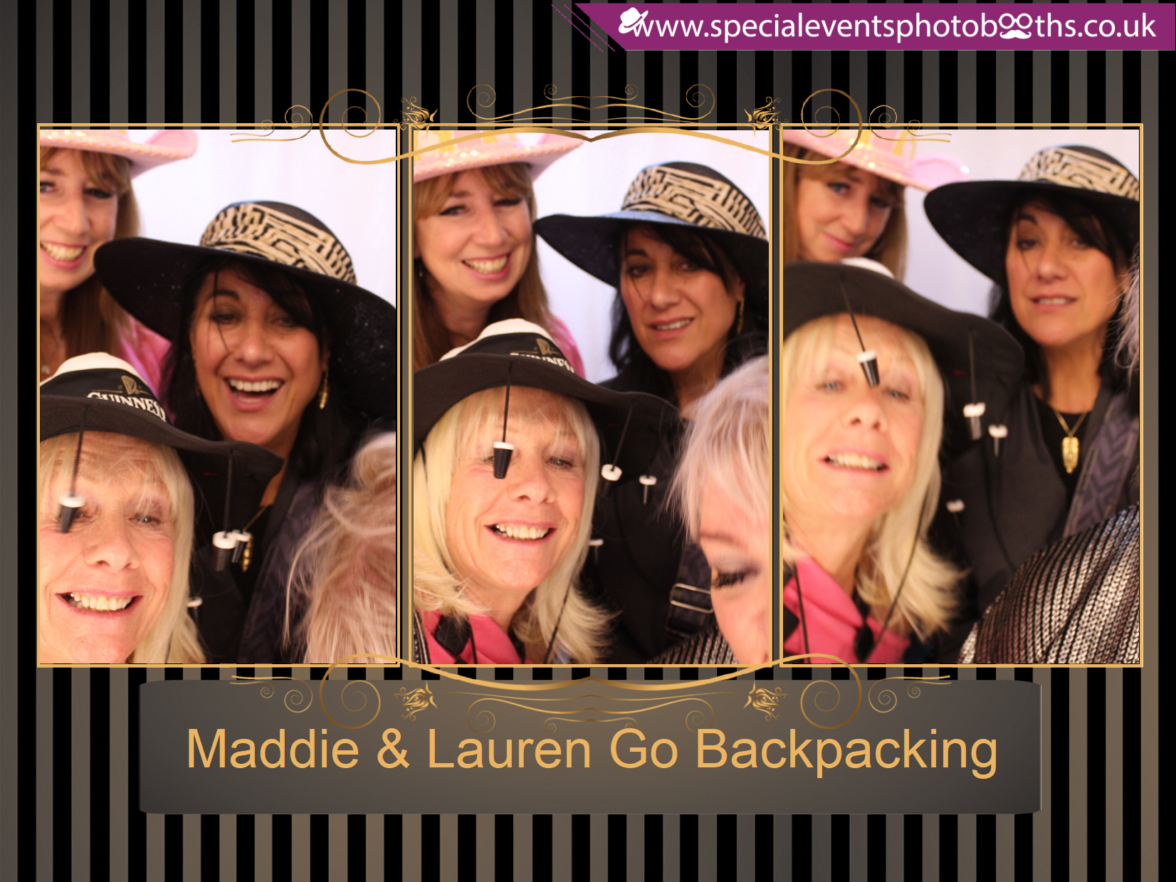 Maddie & Lauren Go Backpacking | View more photos from the event at my.specialeventsphotobooths.co.uk/u/SpecialEventsPhotoBooths/Maddie-Lauren-Go-Backpacking