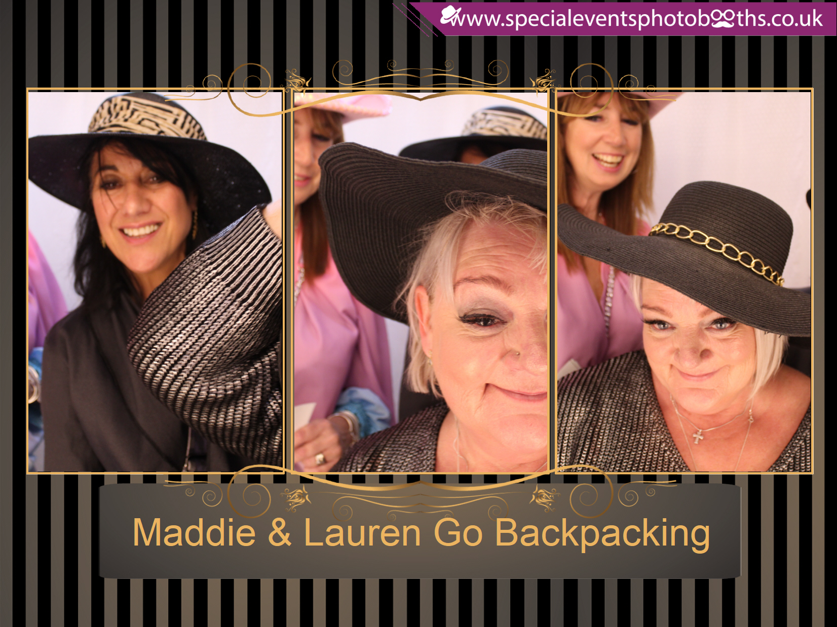 Maddie & Lauren Go Backpacking | View more photos from the event at my.specialeventsphotobooths.co.uk/u/SpecialEventsPhotoBooths/Maddie-Lauren-Go-Backpacking