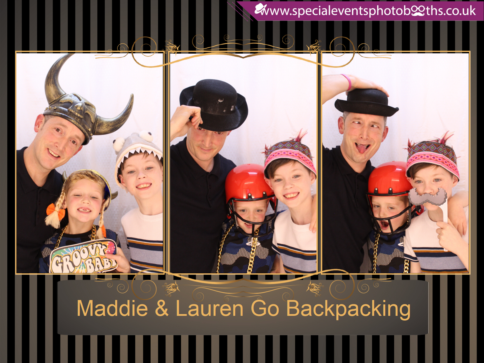 Maddie & Lauren Go Backpacking | View more photos from the event at my.specialeventsphotobooths.co.uk/u/SpecialEventsPhotoBooths/Maddie-Lauren-Go-Backpacking