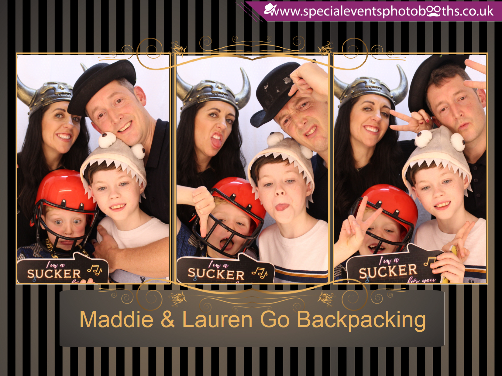 Maddie & Lauren Go Backpacking | View more photos from the event at my.specialeventsphotobooths.co.uk/u/SpecialEventsPhotoBooths/Maddie-Lauren-Go-Backpacking