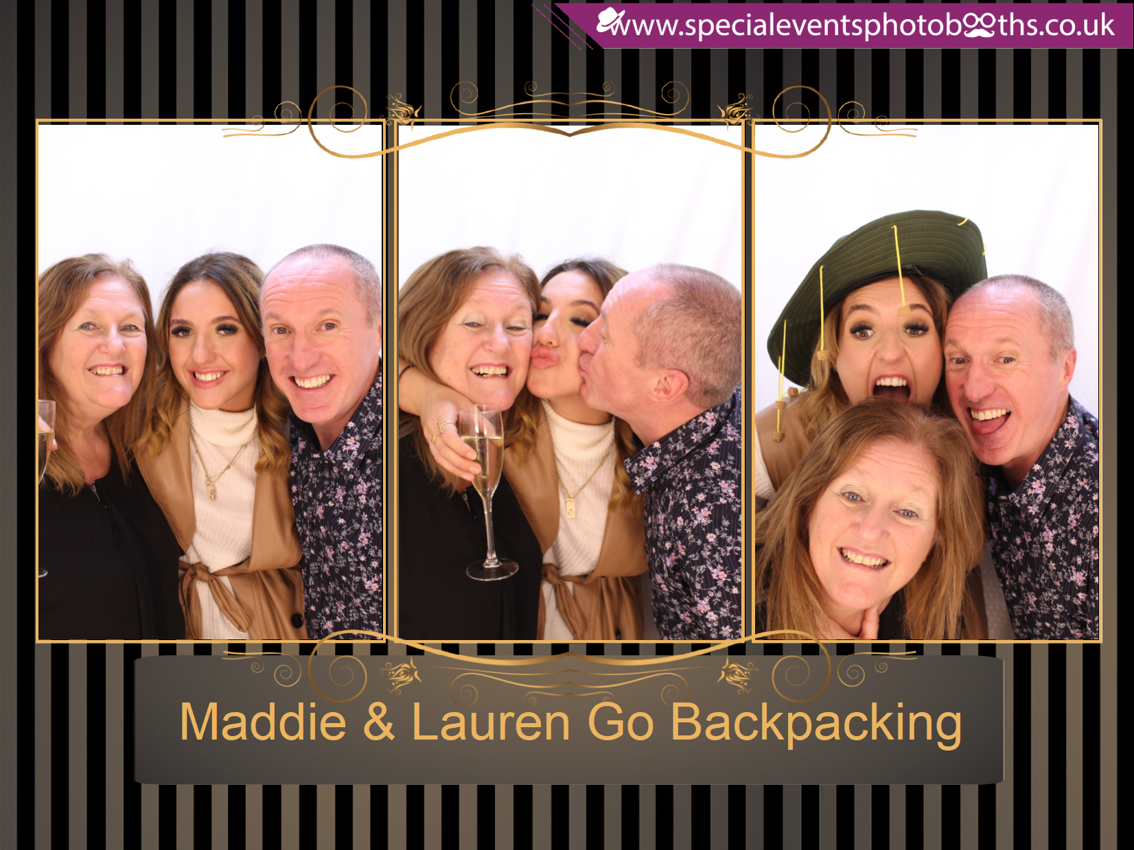 Maddie & Lauren Go Backpacking | View more photos from the event at my.specialeventsphotobooths.co.uk/u/SpecialEventsPhotoBooths/Maddie-Lauren-Go-Backpacking