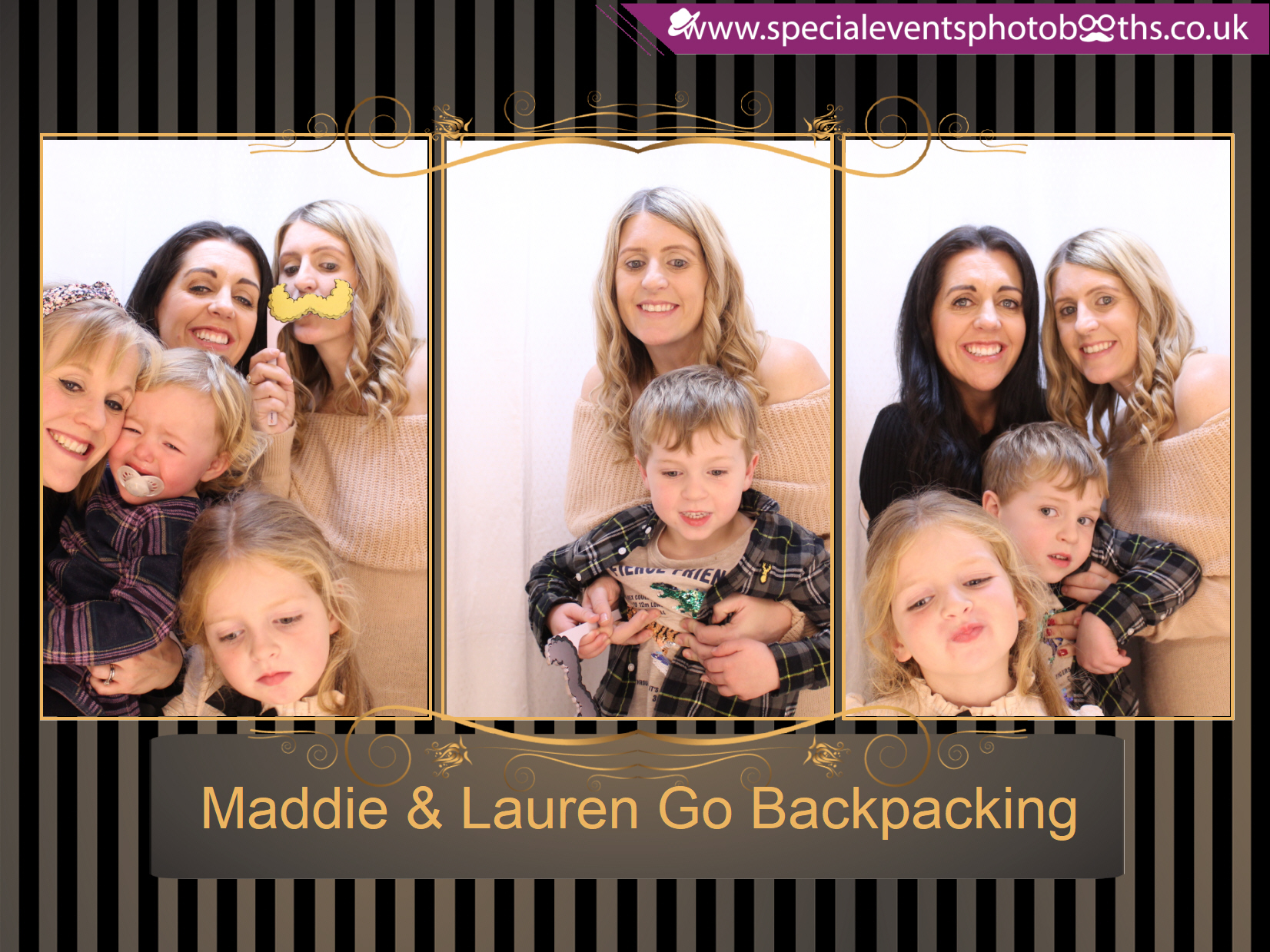 Maddie & Lauren Go Backpacking | View more photos from the event at my.specialeventsphotobooths.co.uk/u/SpecialEventsPhotoBooths/Maddie-Lauren-Go-Backpacking