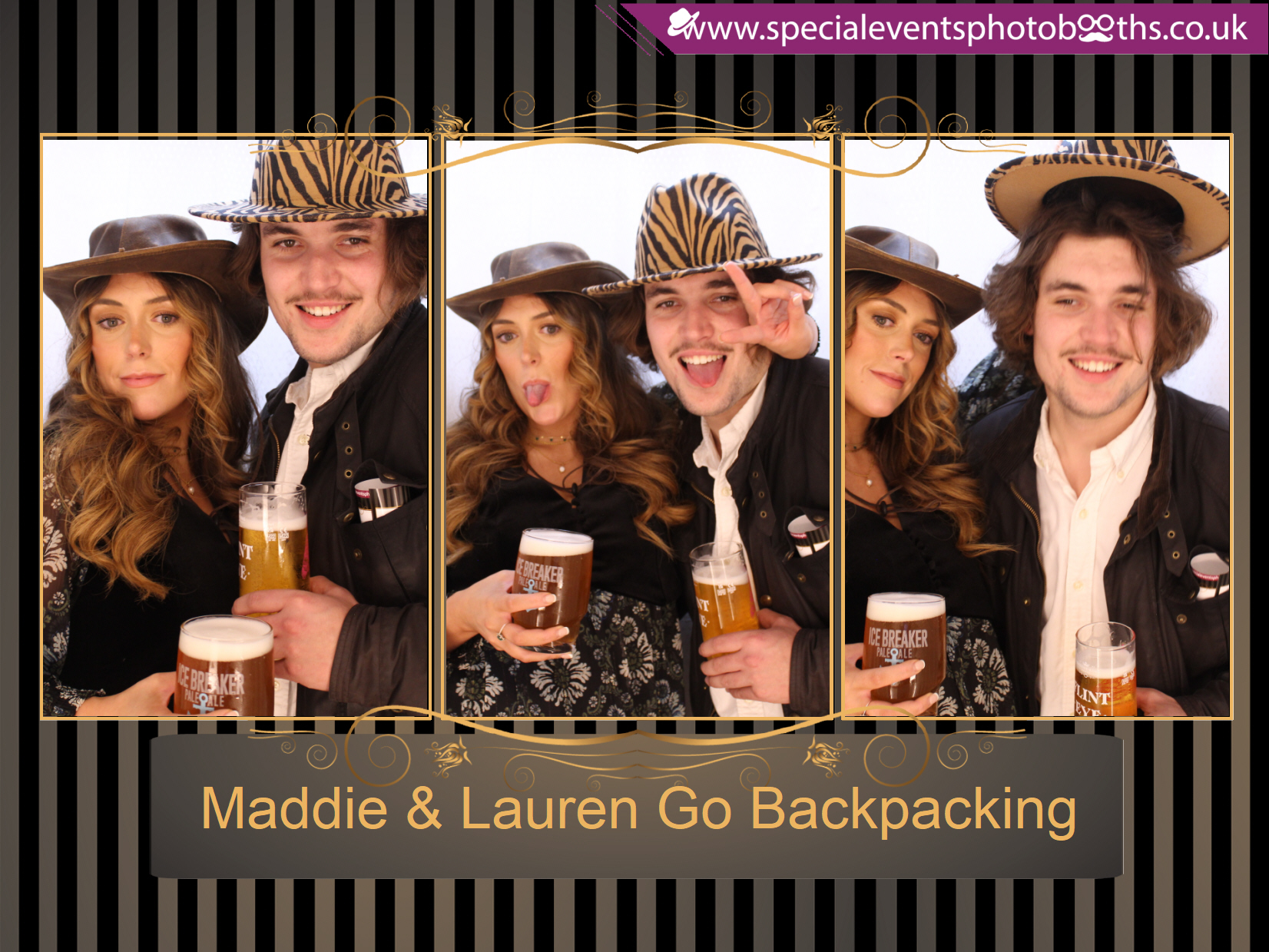 Maddie & Lauren Go Backpacking | View more photos from the event at my.specialeventsphotobooths.co.uk/u/SpecialEventsPhotoBooths/Maddie-Lauren-Go-Backpacking
