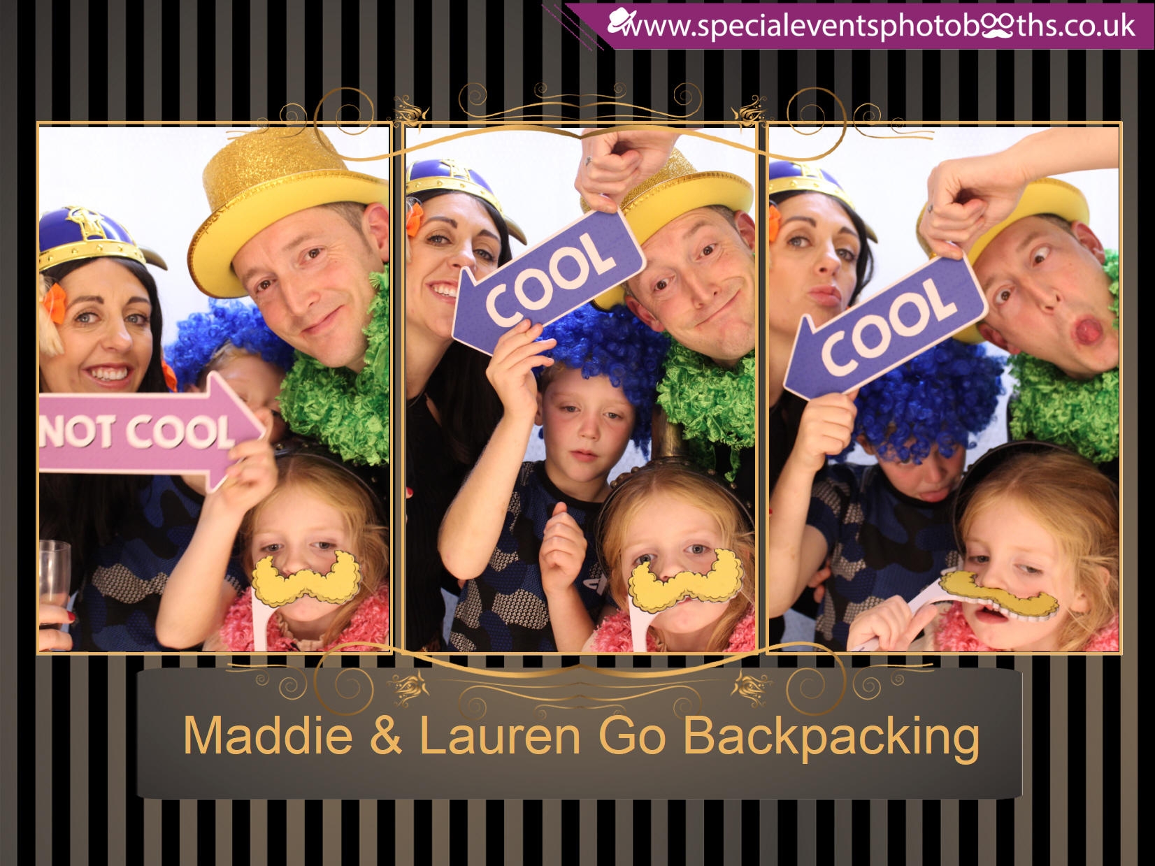 Maddie & Lauren Go Backpacking | View more photos from the event at my.specialeventsphotobooths.co.uk/u/SpecialEventsPhotoBooths/Maddie-Lauren-Go-Backpacking