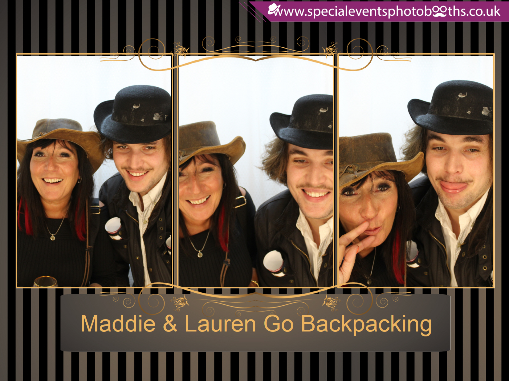 Maddie & Lauren Go Backpacking | View more photos from the event at my.specialeventsphotobooths.co.uk/u/SpecialEventsPhotoBooths/Maddie-Lauren-Go-Backpacking